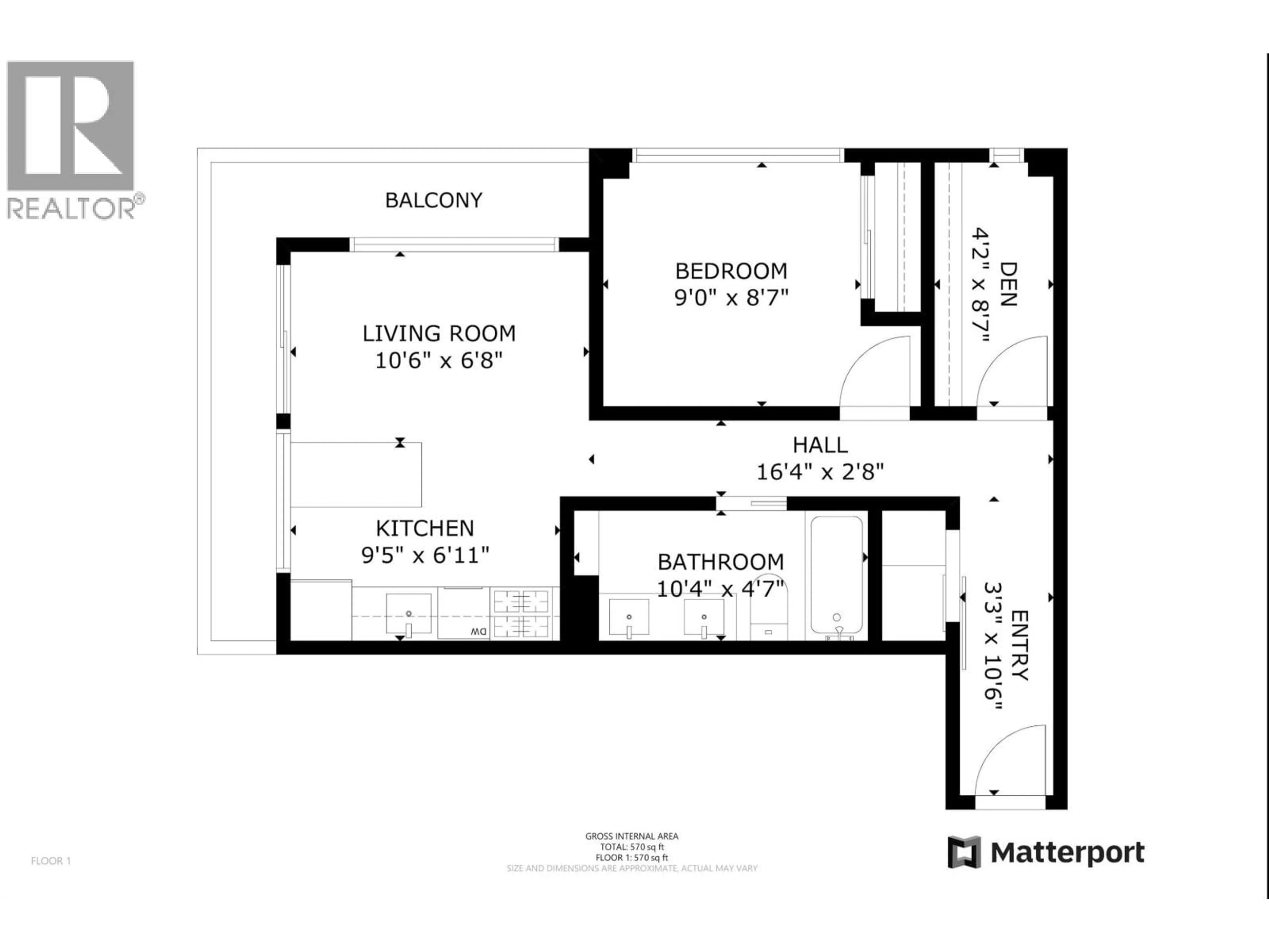 Floor plan for 609 - 1133 HOMER STREET, Vancouver British Columbia V6B0B1