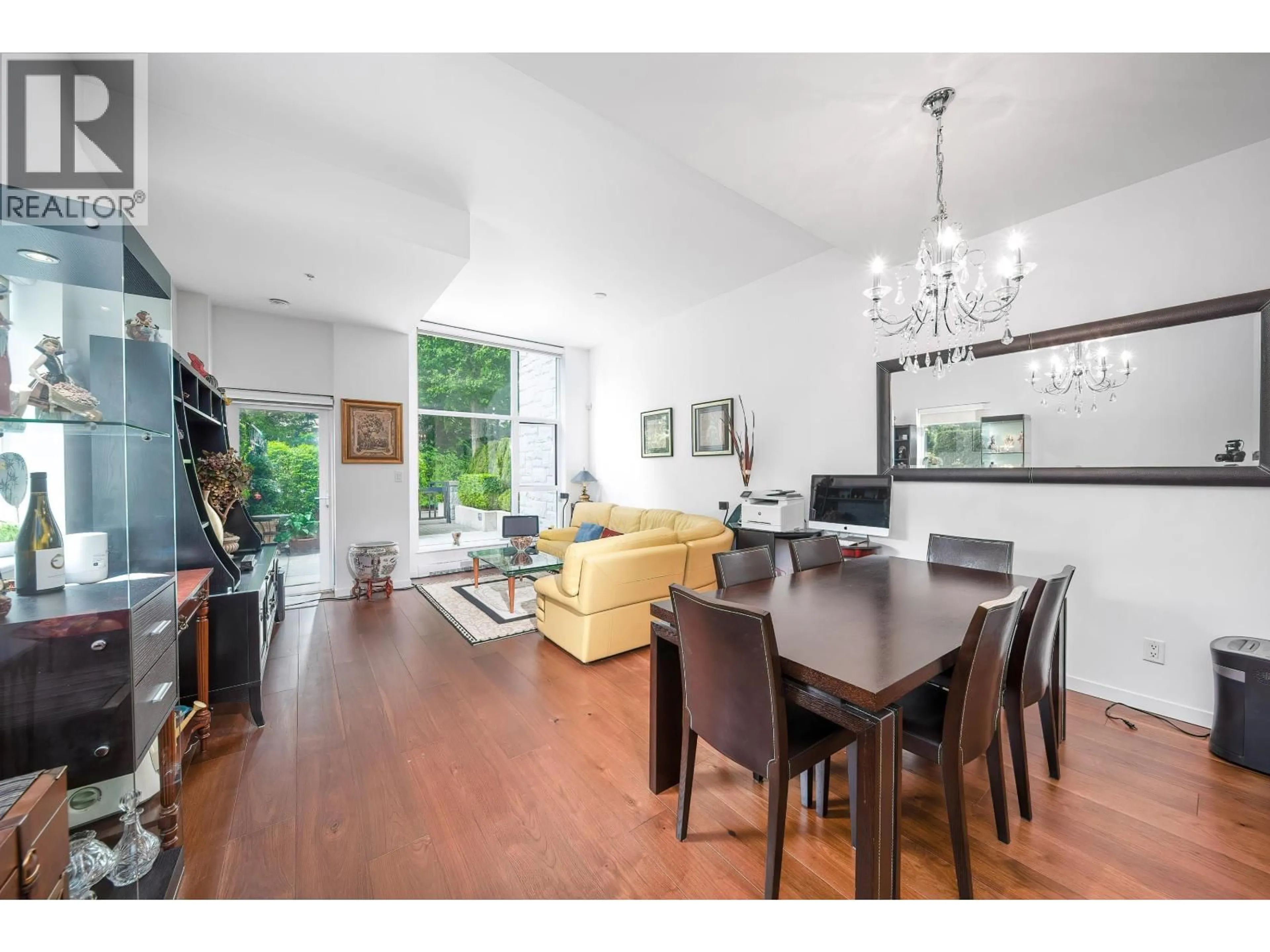 Dining room, wood/laminate floor for TH12 - 5989 WALTER GAGE ROAD, Vancouver British Columbia V6T0A8