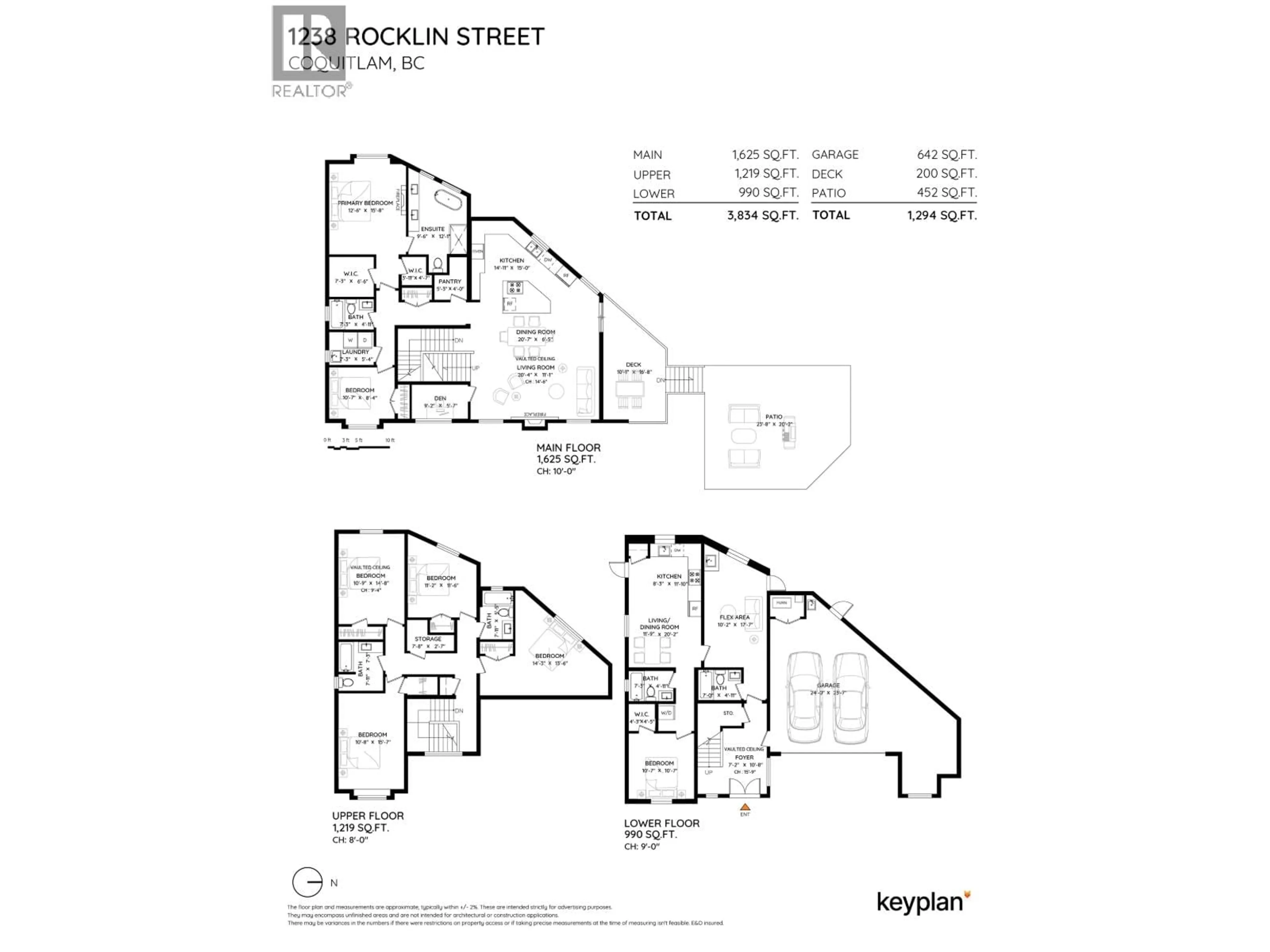 Floor plan for 1238 ROCKLIN STREET, Coquitlam British Columbia V3B2W7