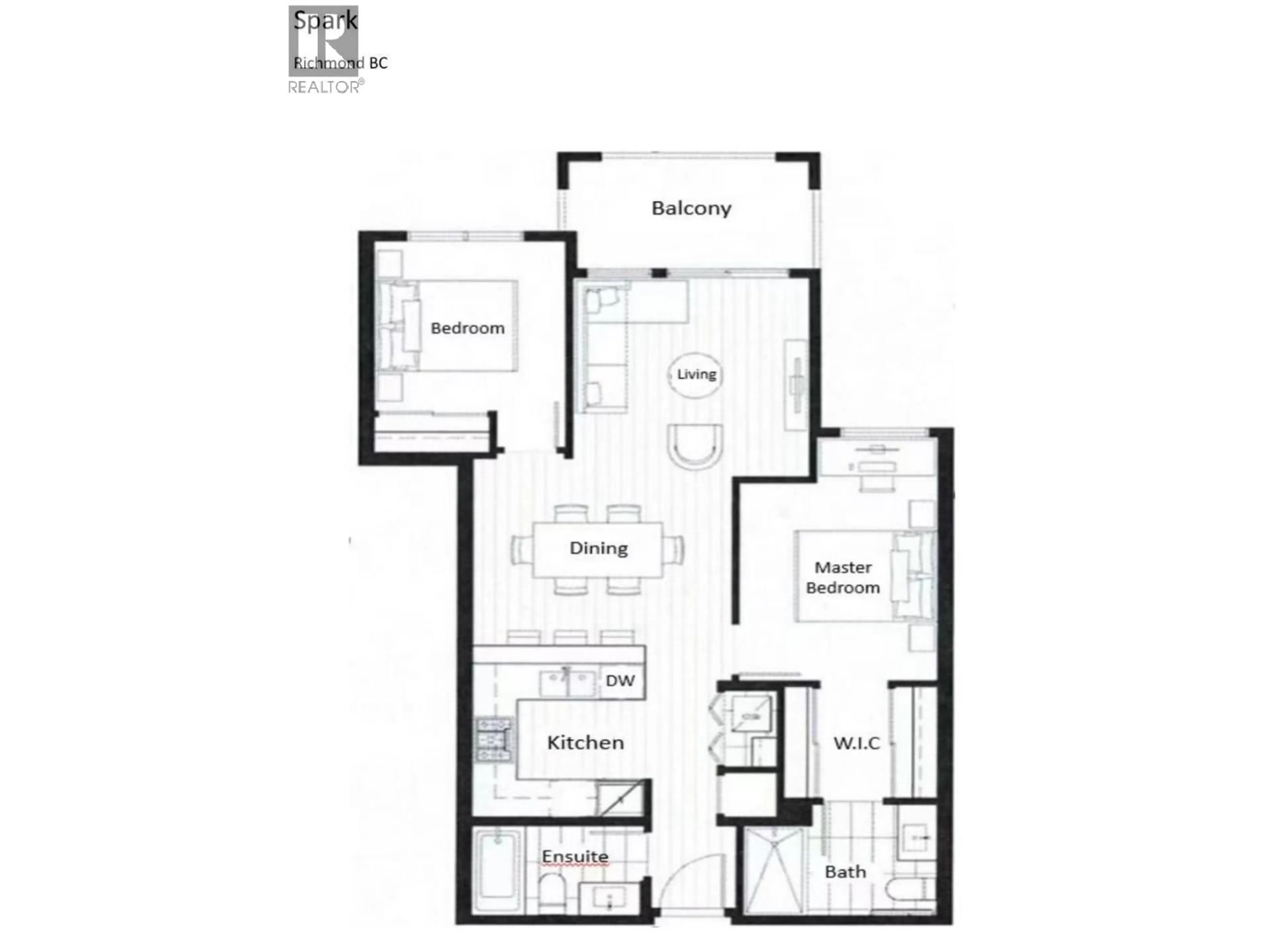 Floor plan for 221 - 4033 MAY DRIVE, Richmond British Columbia V6X0T3