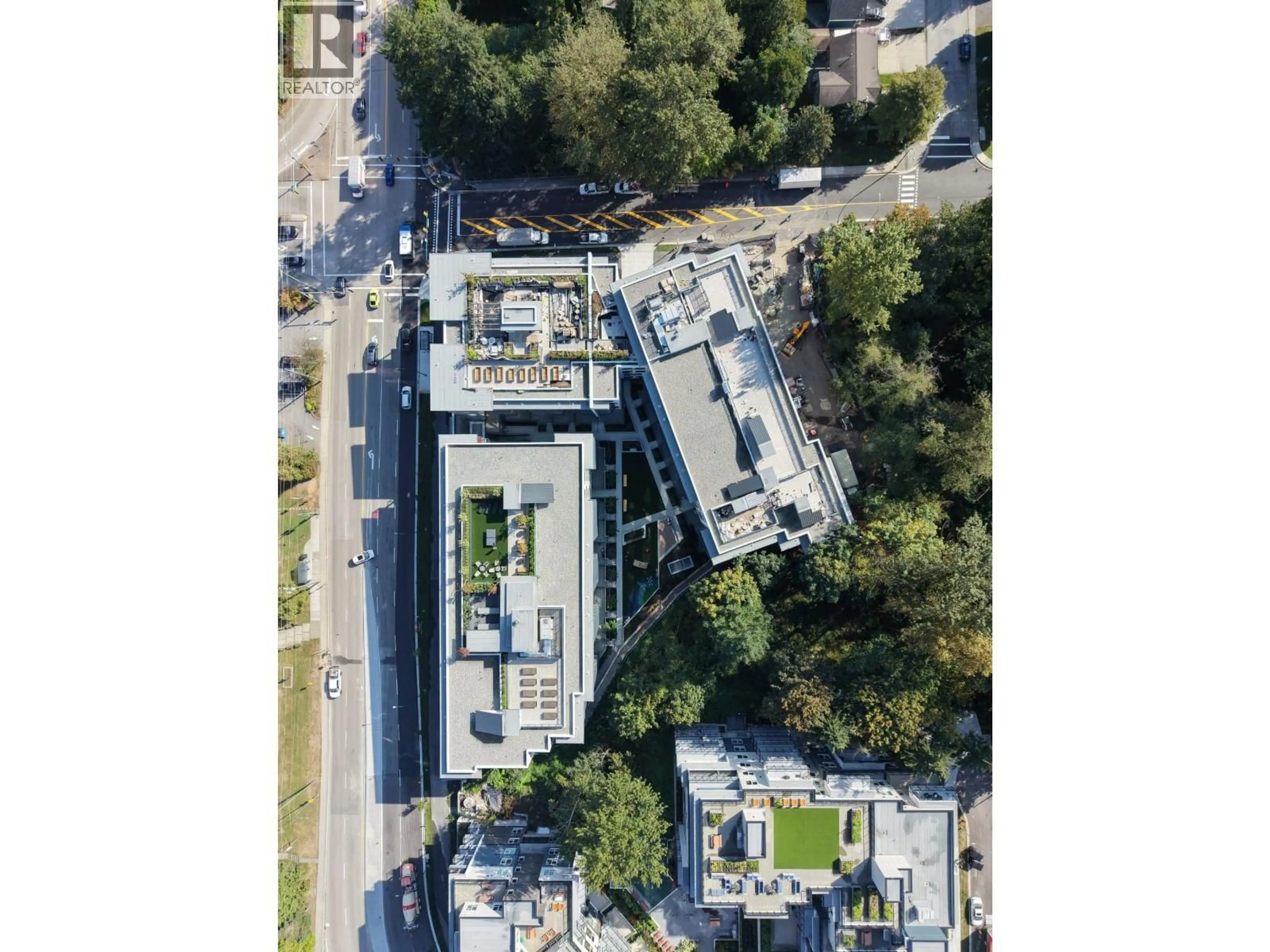 A pic from outside/outdoor area/front of a property/back of a property/a pic from drone, city buildings view from balcony for 218 - 2015 ST. JOHNS STREET, Port Moody British Columbia V3H0N5
