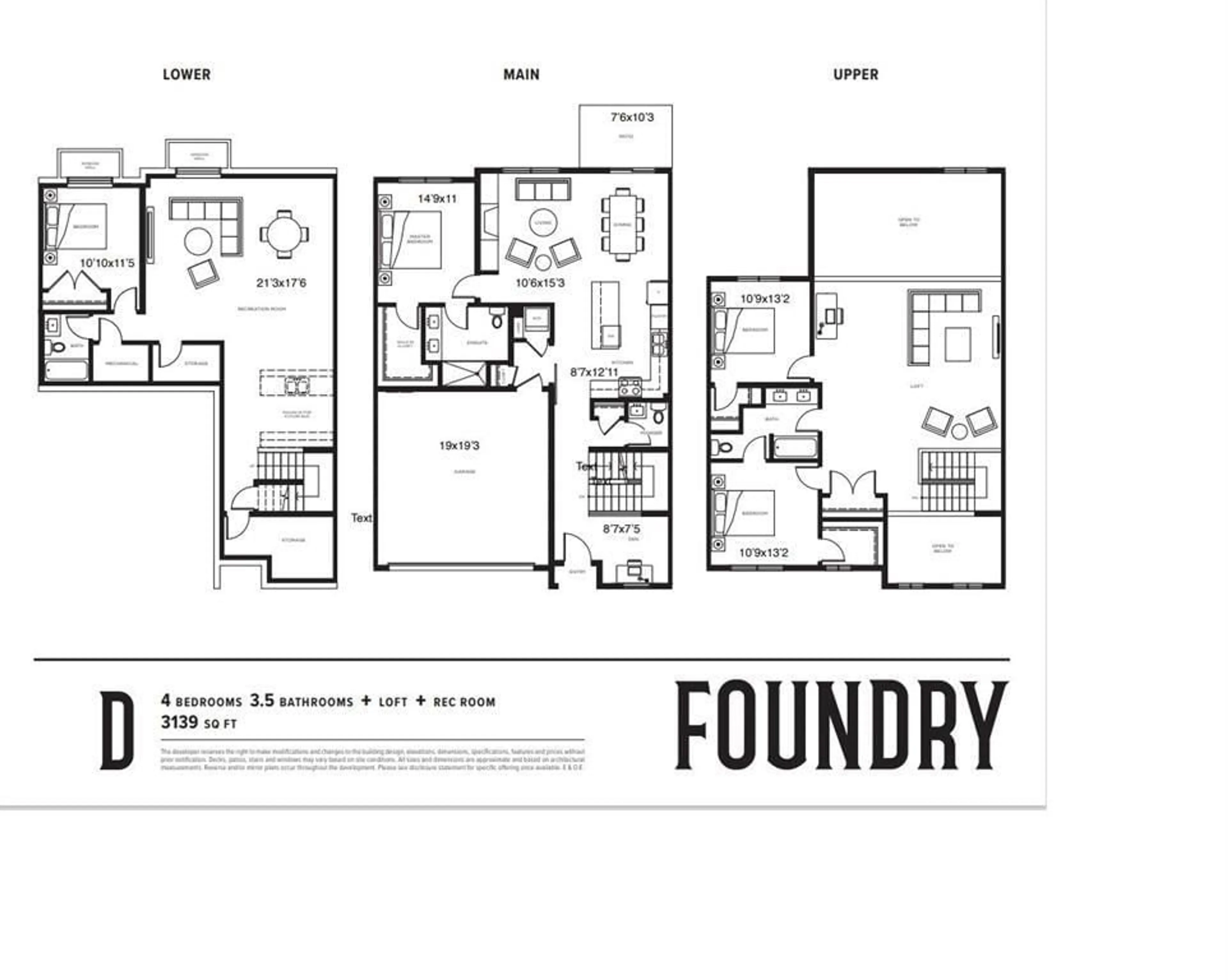 Floor plan for 87 - 7967 197, Langley British Columbia V2Y3P1