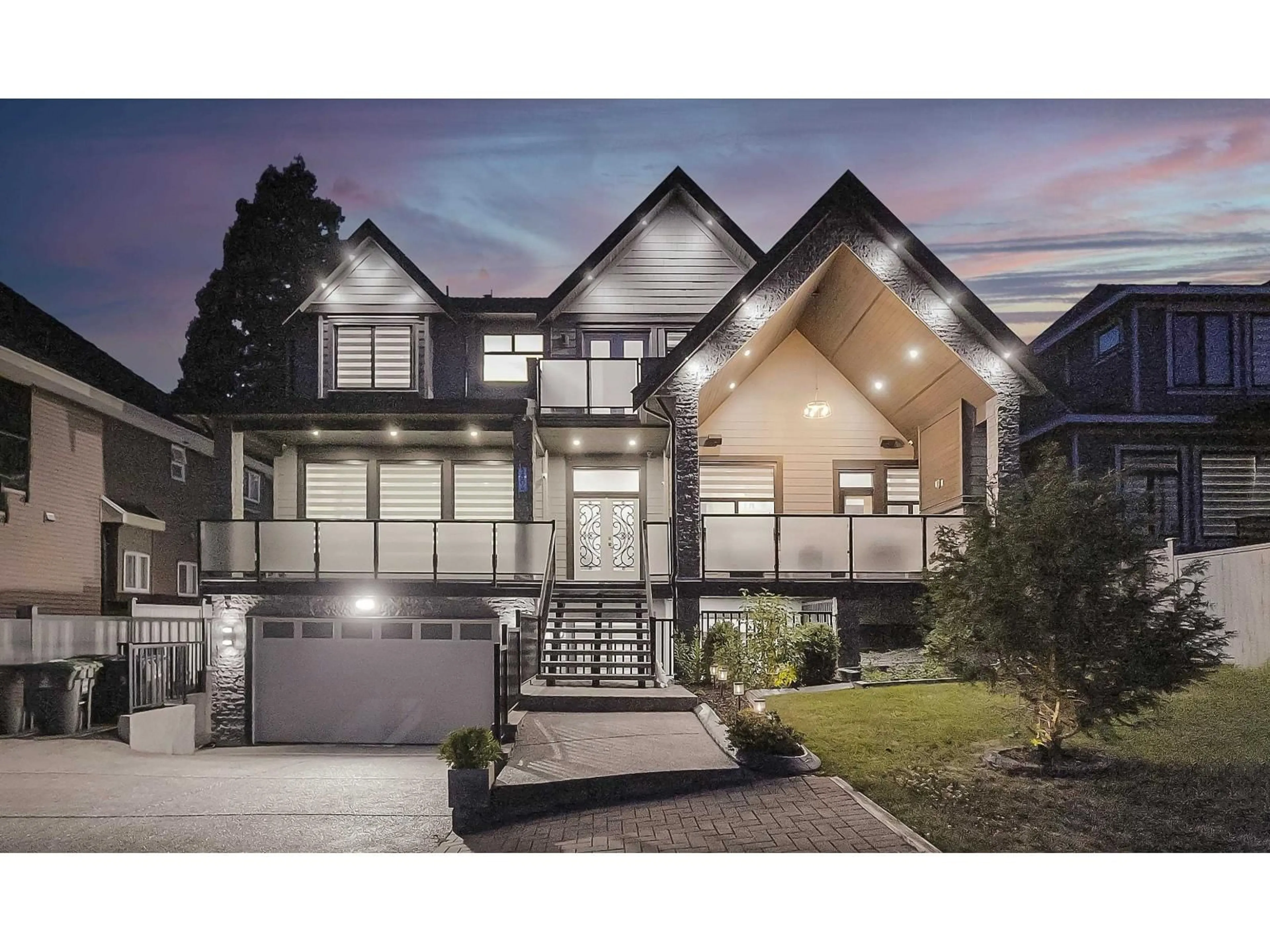 Home with vinyl exterior material, street for 5804 152ND, Surrey British Columbia V3S3K2
