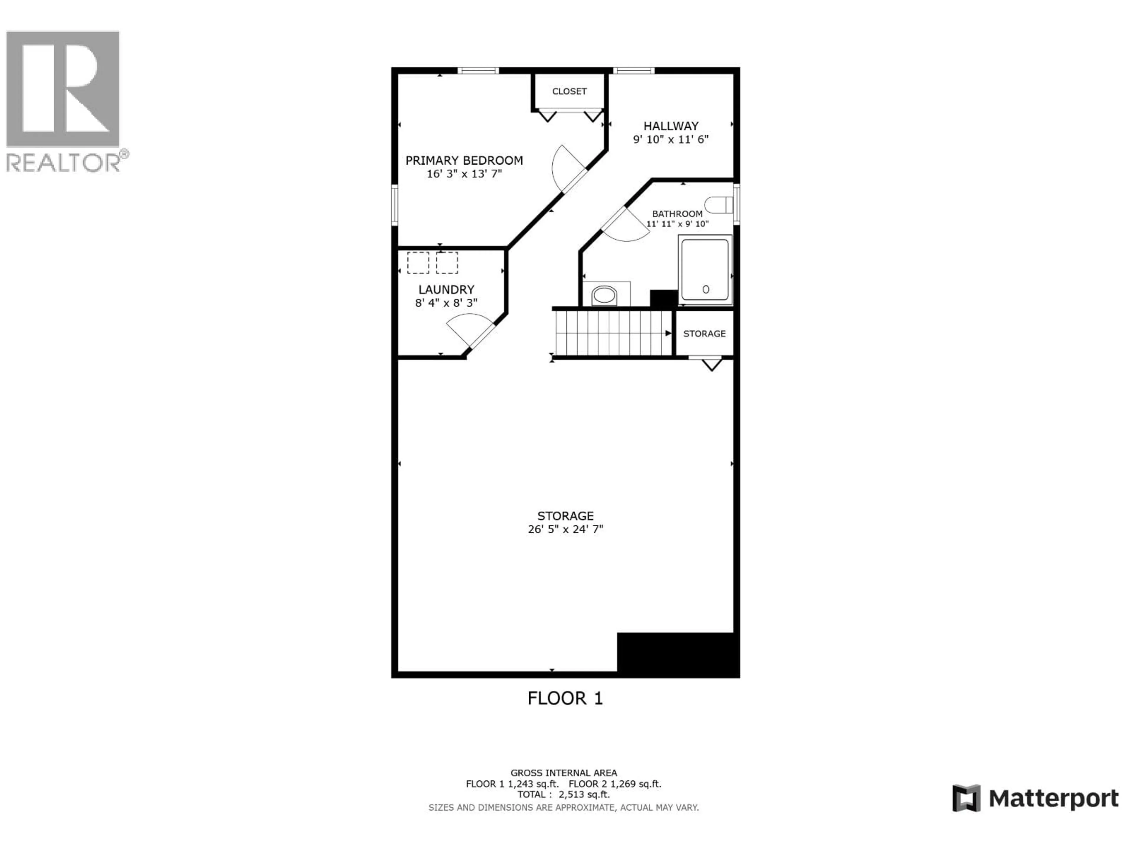 Floor plan for 8508 82 STREET, Fort St. John British Columbia V1J0H1