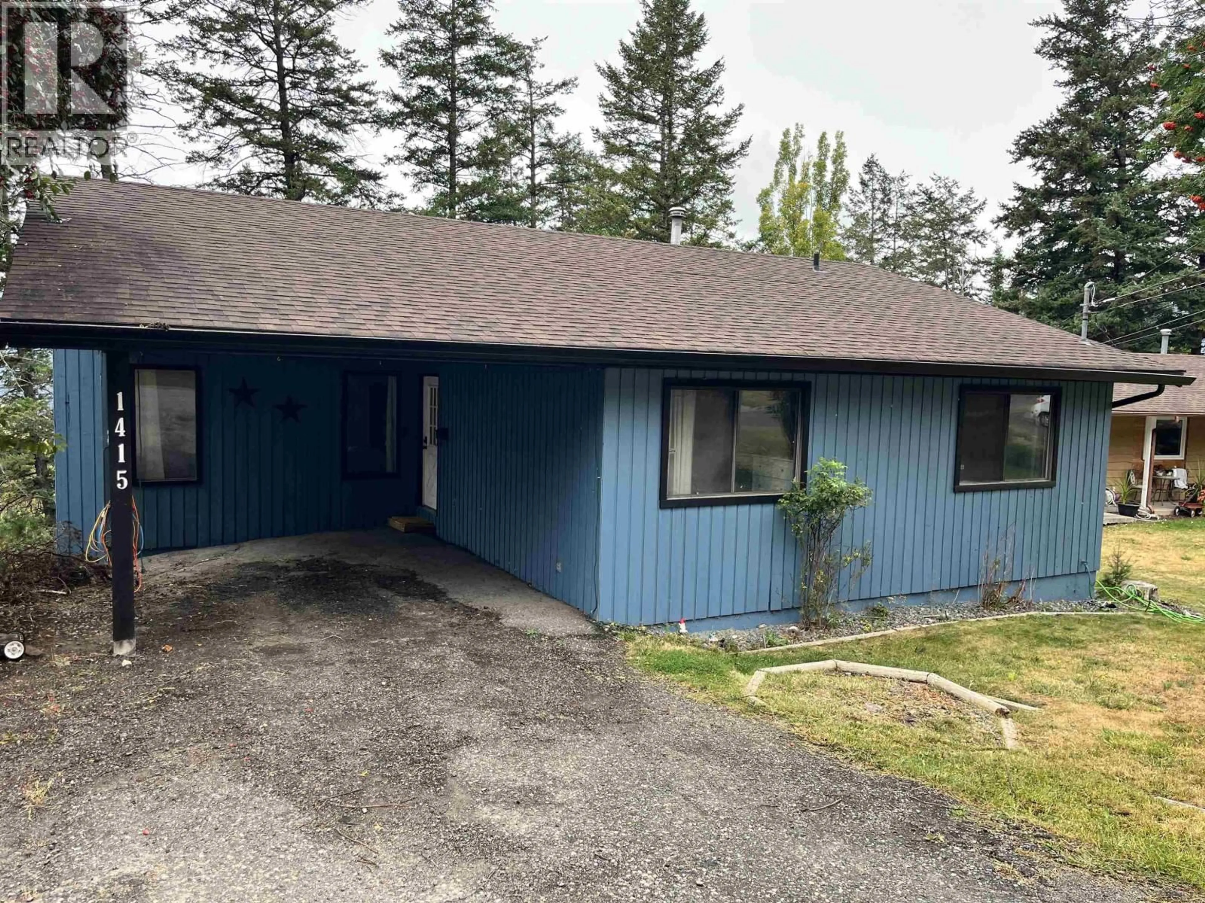Home with vinyl exterior material, unknown for 1415 TWELFTH AVENUE, Williams Lake British Columbia V2G3X5