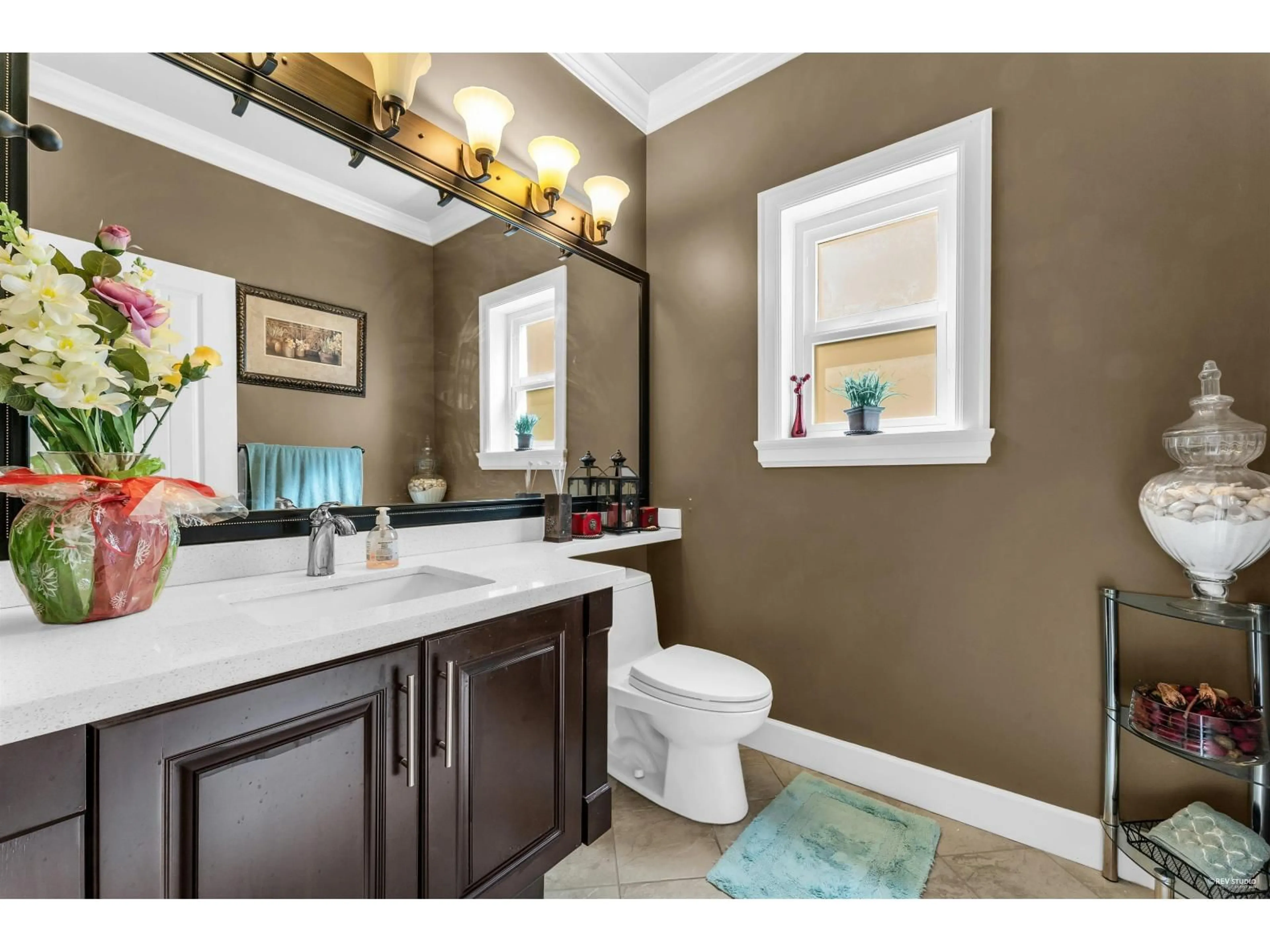 Contemporary bathroom, ceramic/tile floor for 5865 131A, Surrey British Columbia V3X0E4