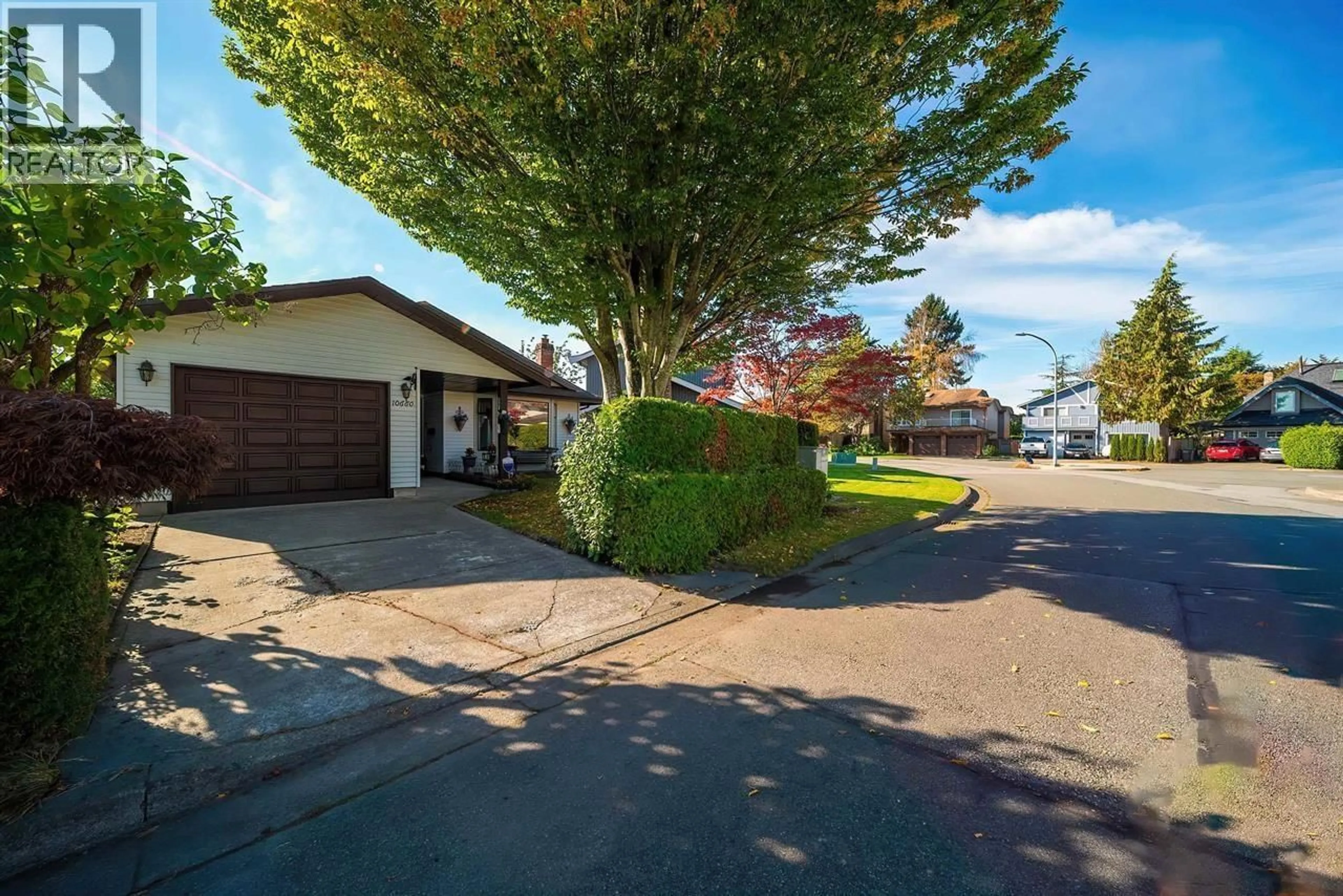 A pic from outside/outdoor area/front of a property/back of a property/a pic from drone, street for 10660 CANSO CRESCENT, Richmond British Columbia V7E5B9