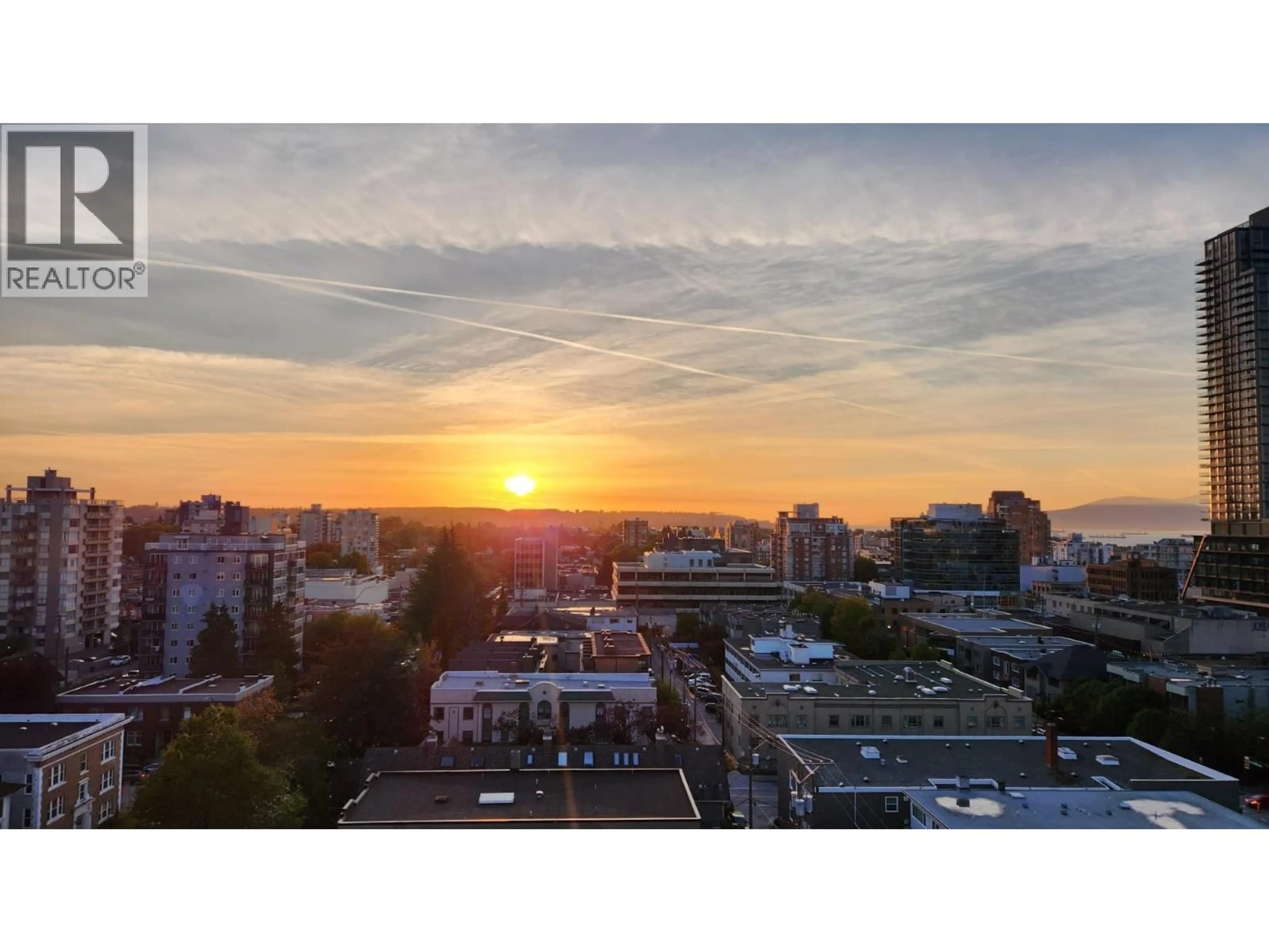 A pic from outside/outdoor area/front of a property/back of a property/a pic from drone, city buildings view from balcony for 1102 - 1333 11TH AVENUE, Vancouver British Columbia V6H0A4