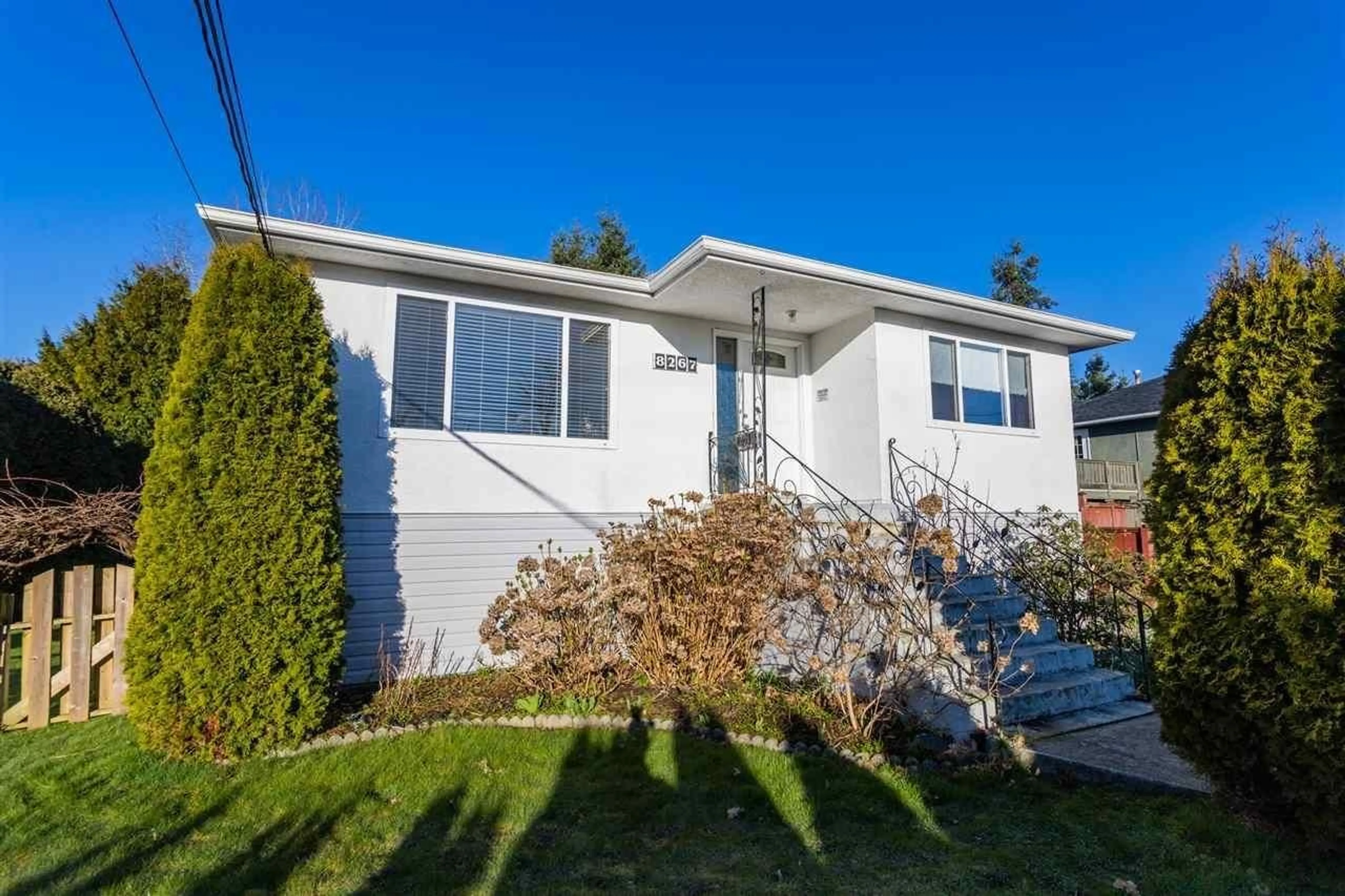 Home with vinyl exterior material, street for 8267 114, Delta British Columbia V4C5J5