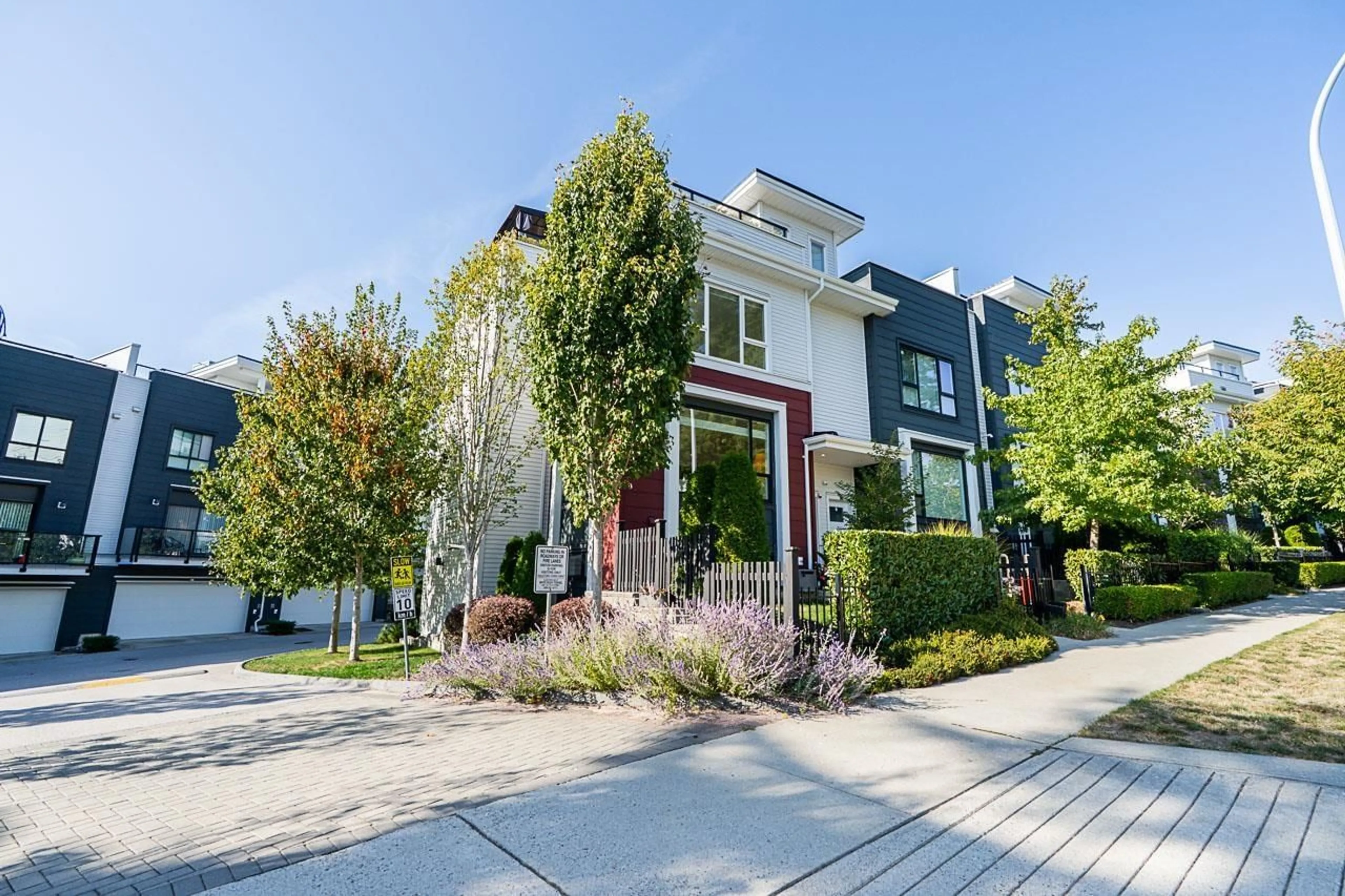 Home with brick exterior material, street for 205 - 2277 OAK MEADOWS, Surrey British Columbia V3Z0W6