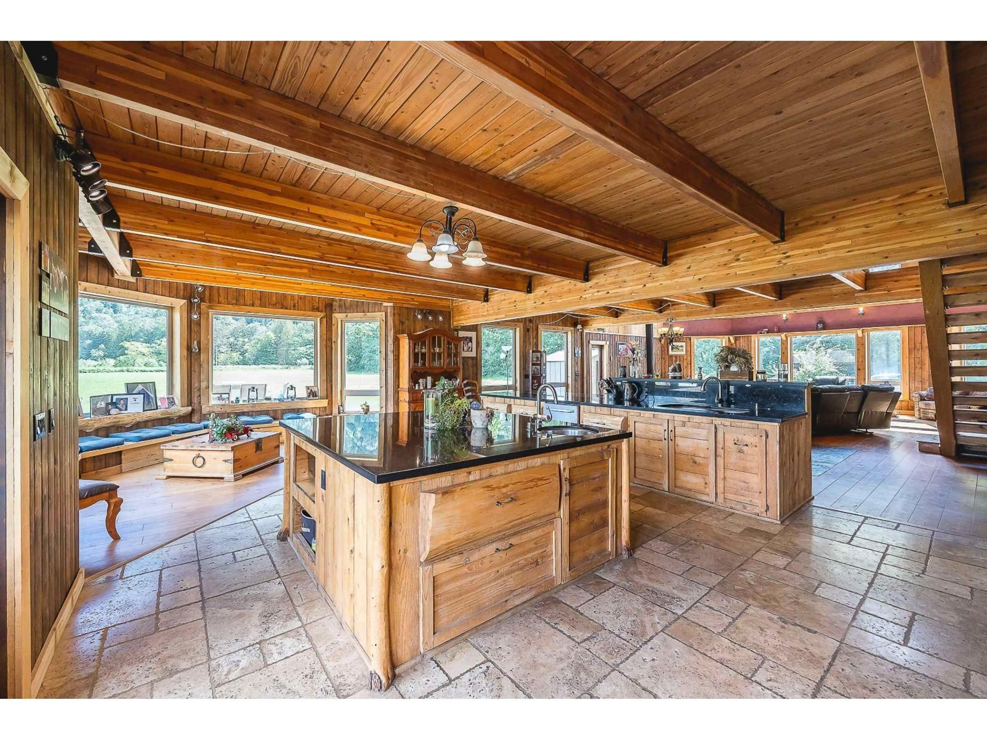 Open concept kitchen, unknown for 58261 FANCHER ROAD, Laidlaw British Columbia V0X1L2