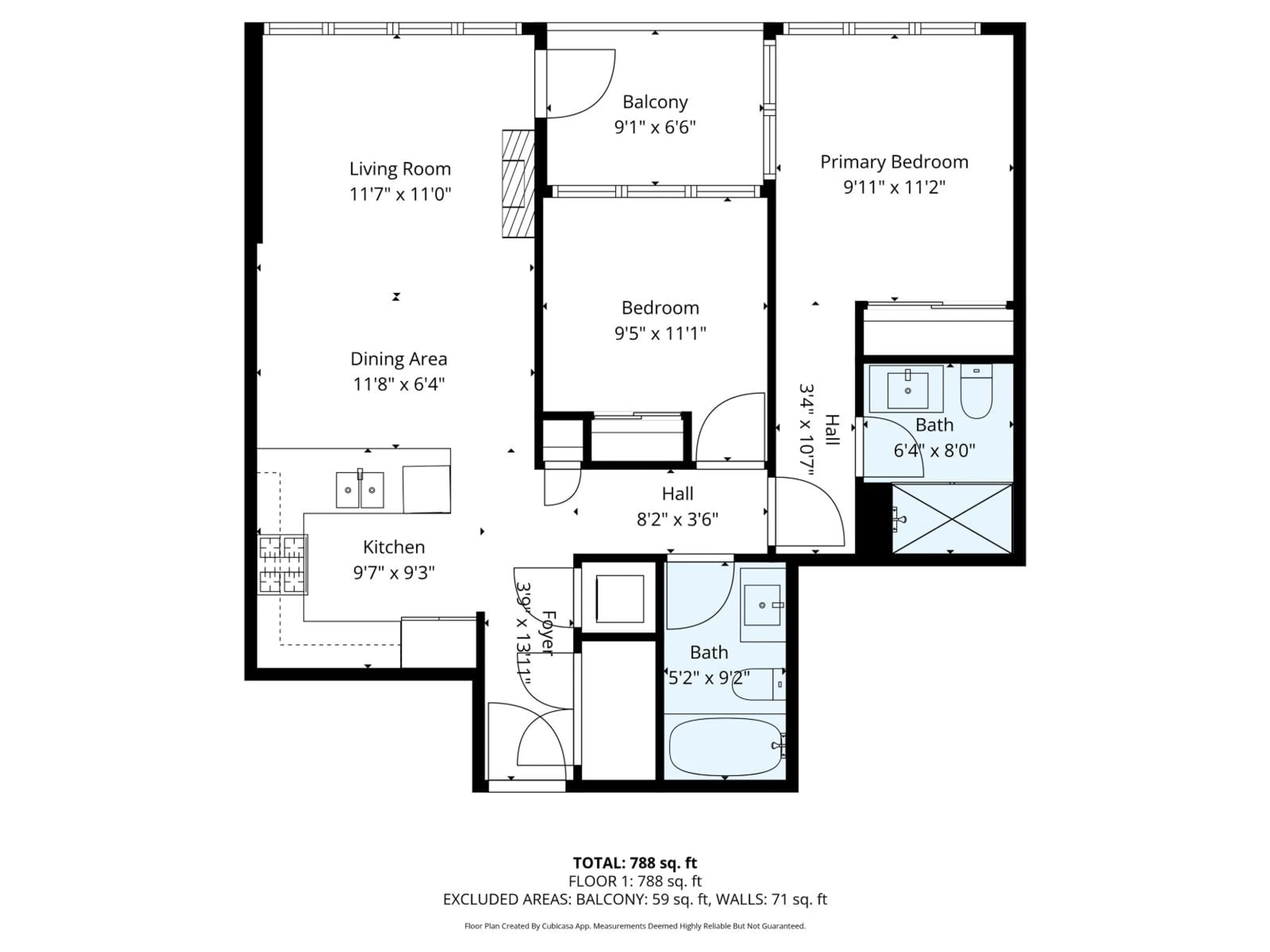 Floor plan for 405 - 2180 GLADWIN, Abbotsford British Columbia V2S0H4