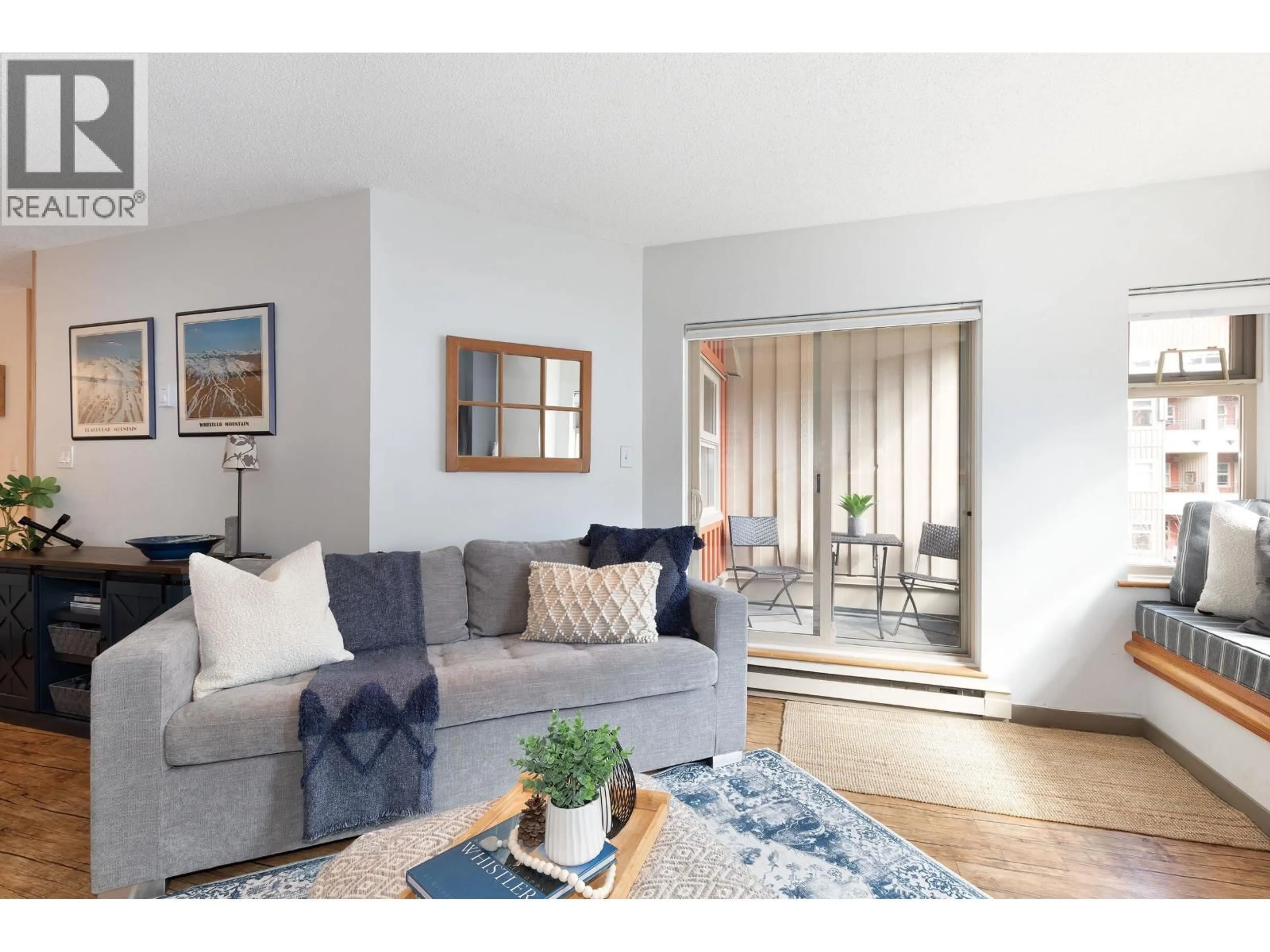 Living room with furniture, unknown for 212 - 2050 LAKE PLACID ROAD, Whistler British Columbia V8E0A8