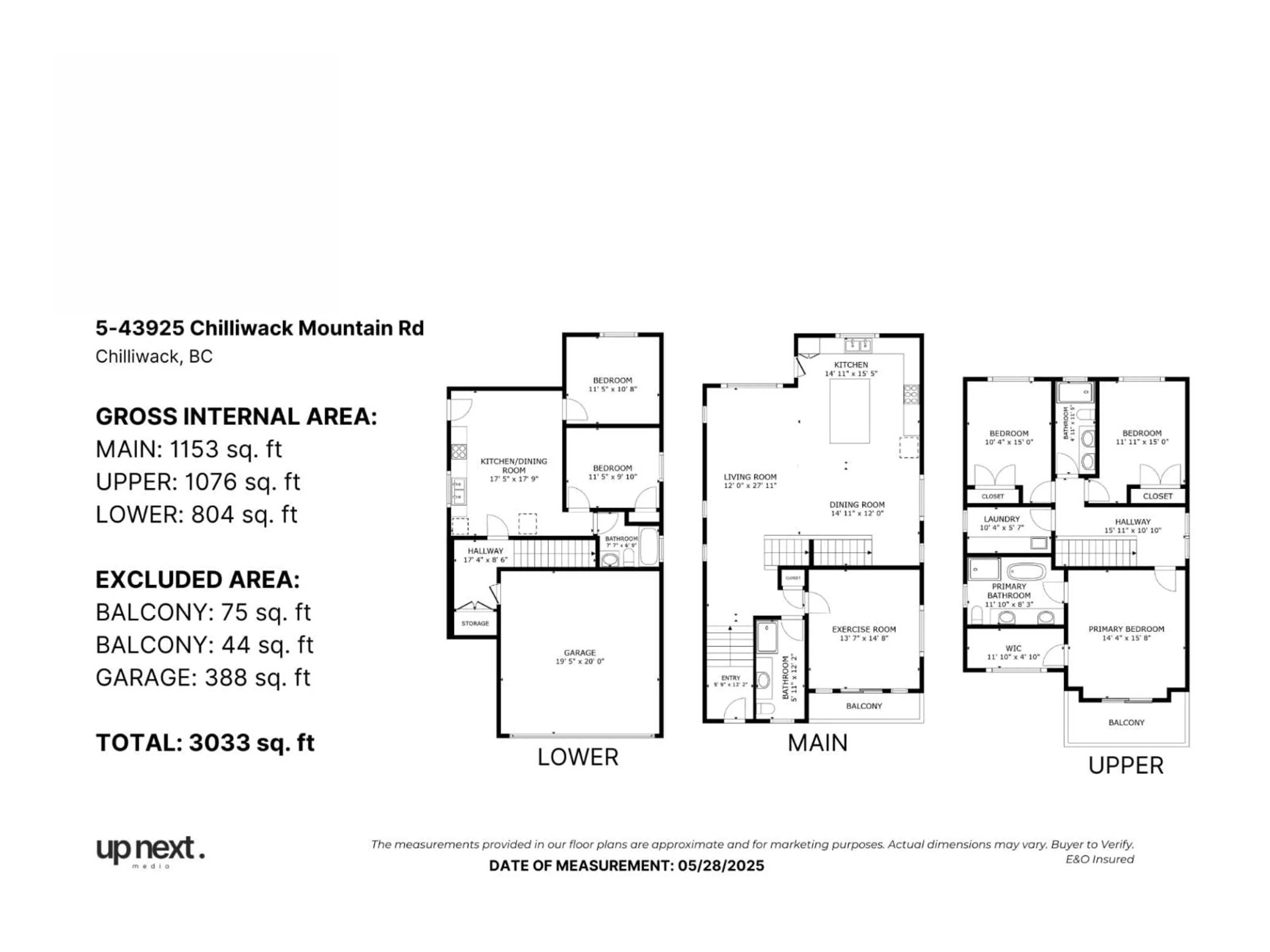 Floor plan for 5 - 43925 CHILLIWACK MOUNTAIN ROAD, Chilliwack British Columbia V2R4A1