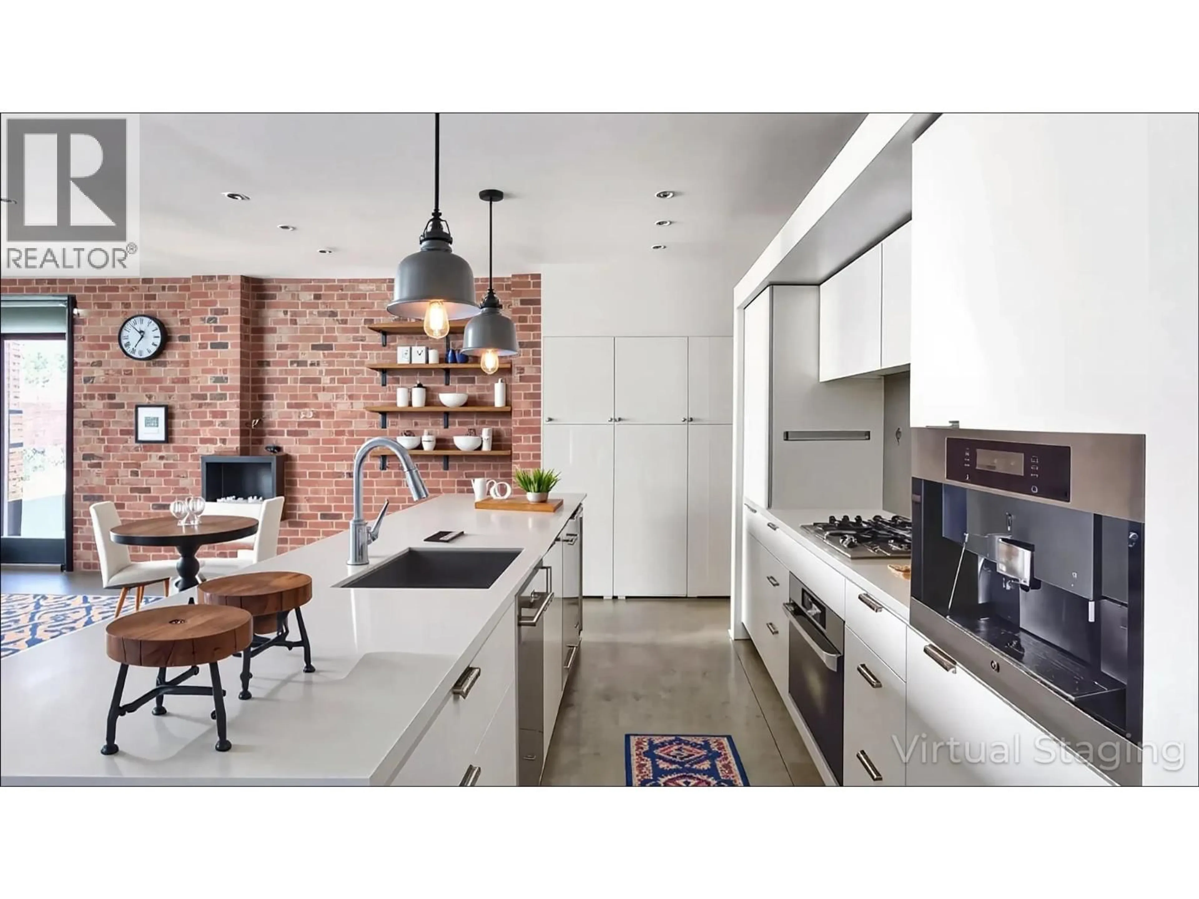 Contemporary kitchen, ceramic/tile floor for 605 - 53 HASTINGS STREET, Vancouver British Columbia V6B1G4