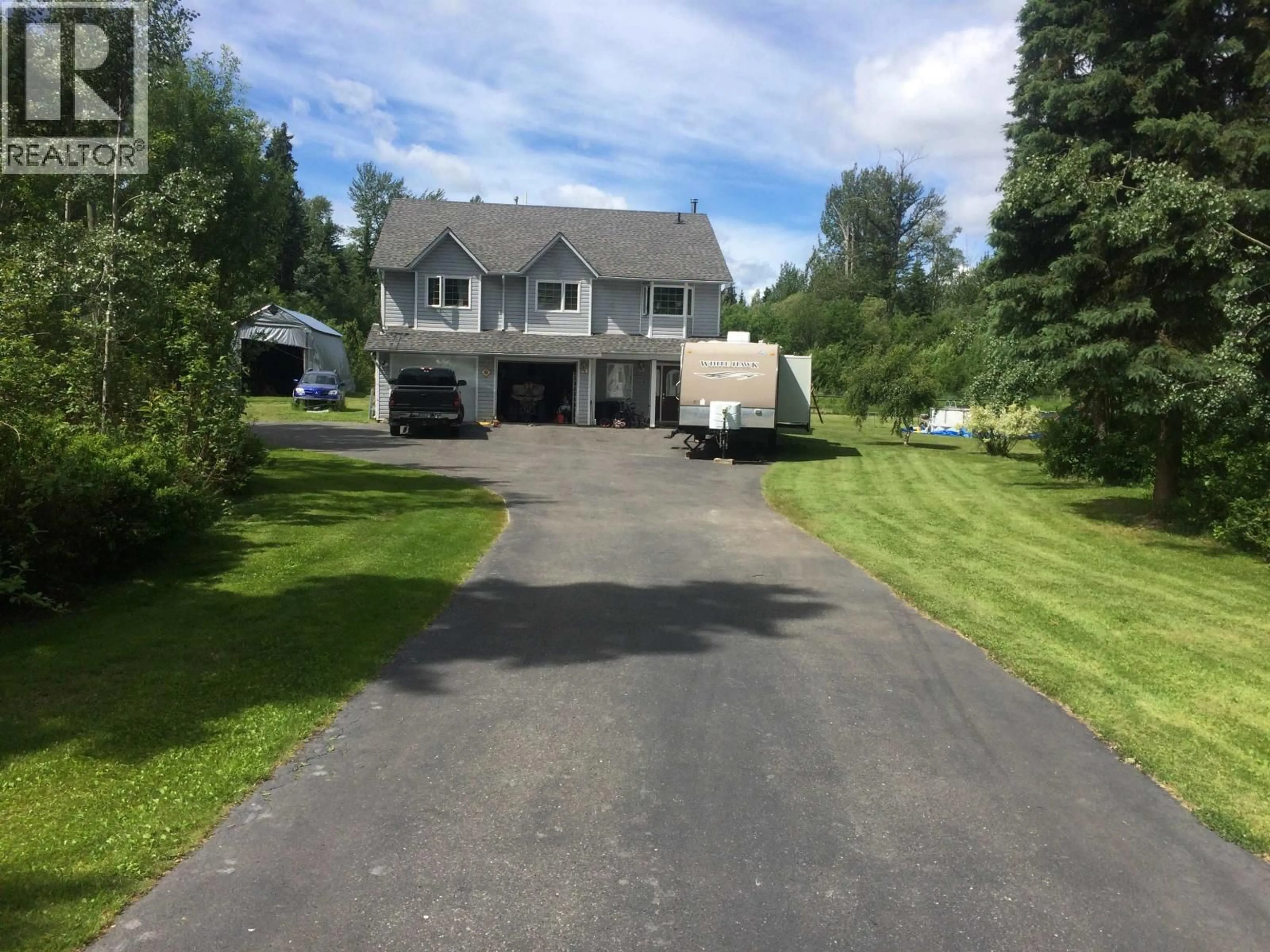 A pic from outside/outdoor area/front of a property/back of a property/a pic from drone, street for 1715 DAVID DRIVE, Prince George British Columbia V2N6V7