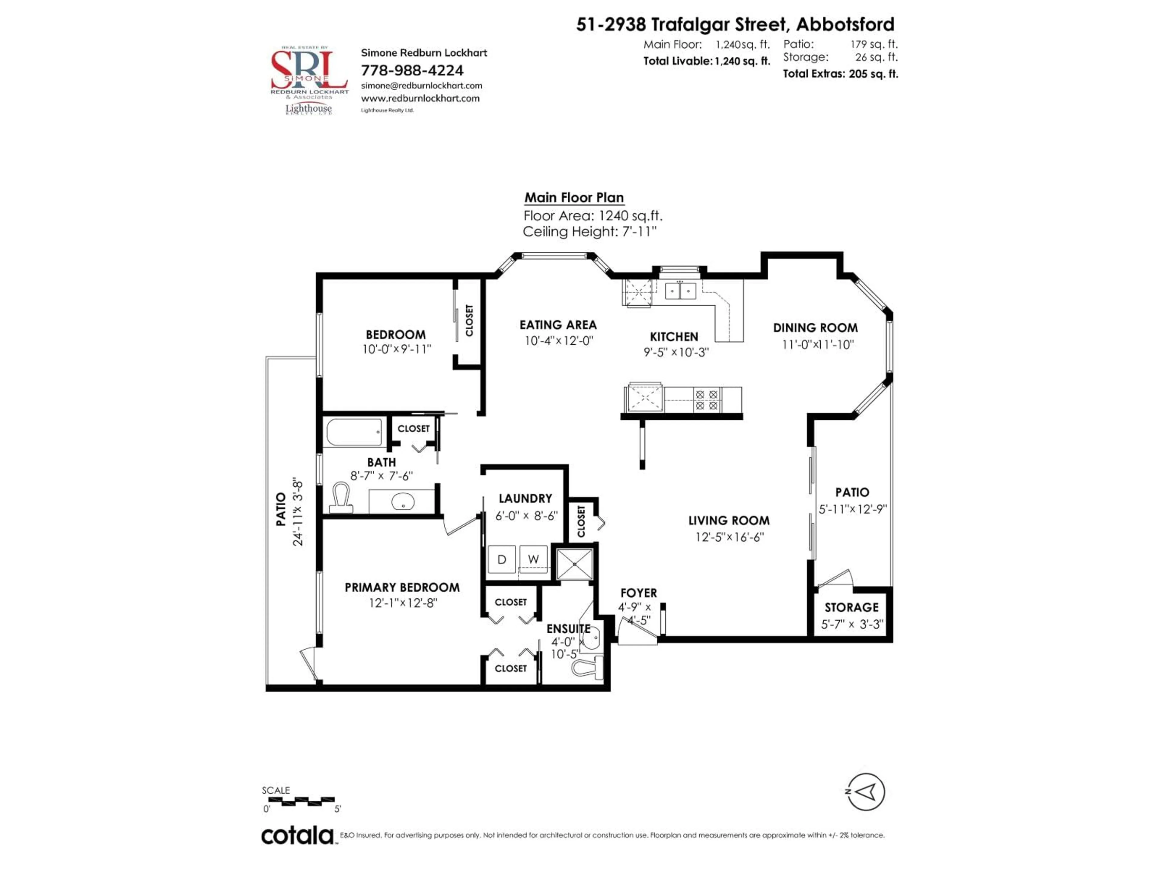 Floor plan for 51 - 2938 TRAFALGAR, Abbotsford British Columbia V3S7X5