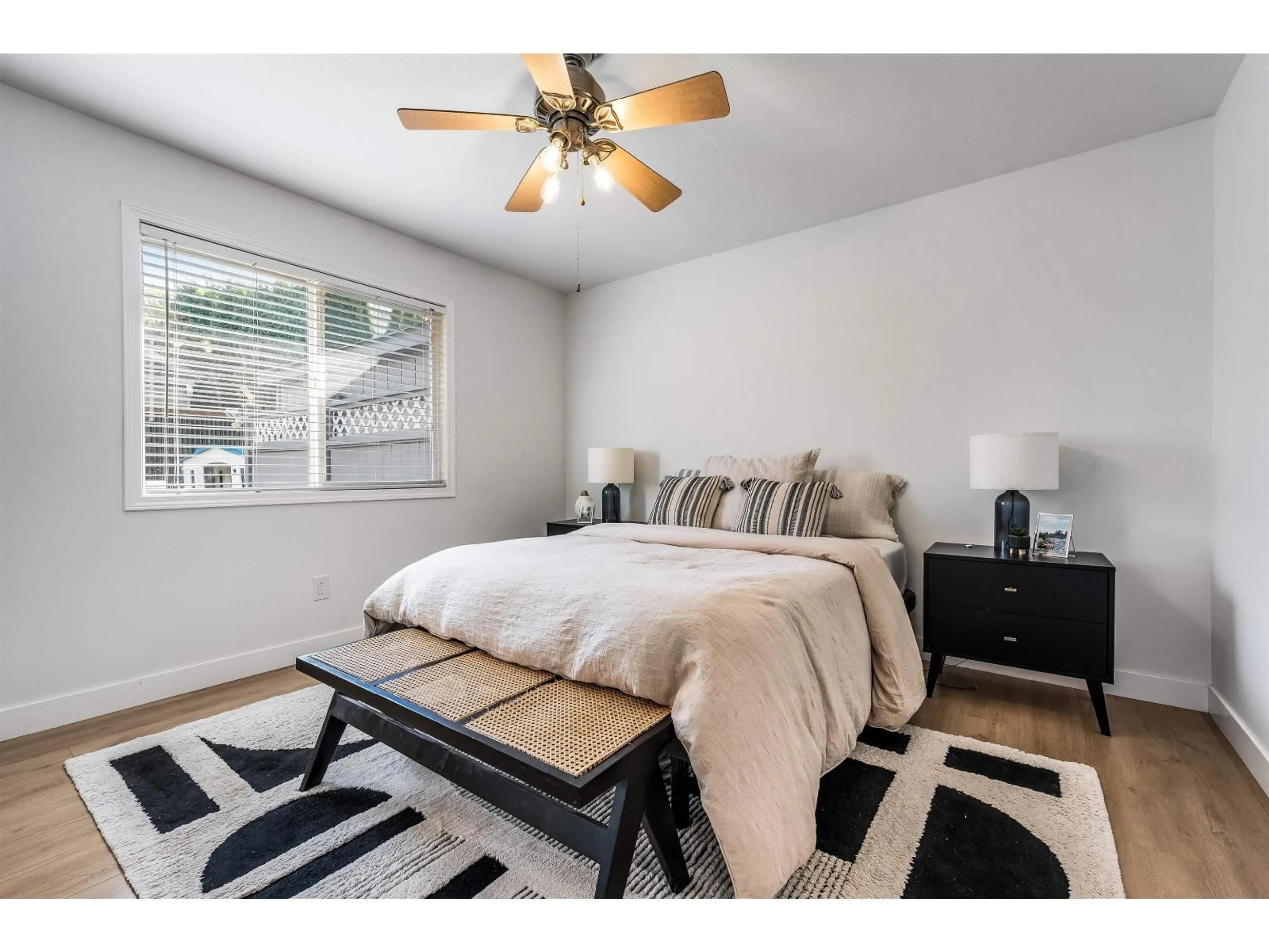 Bedroom with bed, wood/laminate floor for 46503 FETTERLY PLACE, Chilliwack British Columbia V2R5V3
