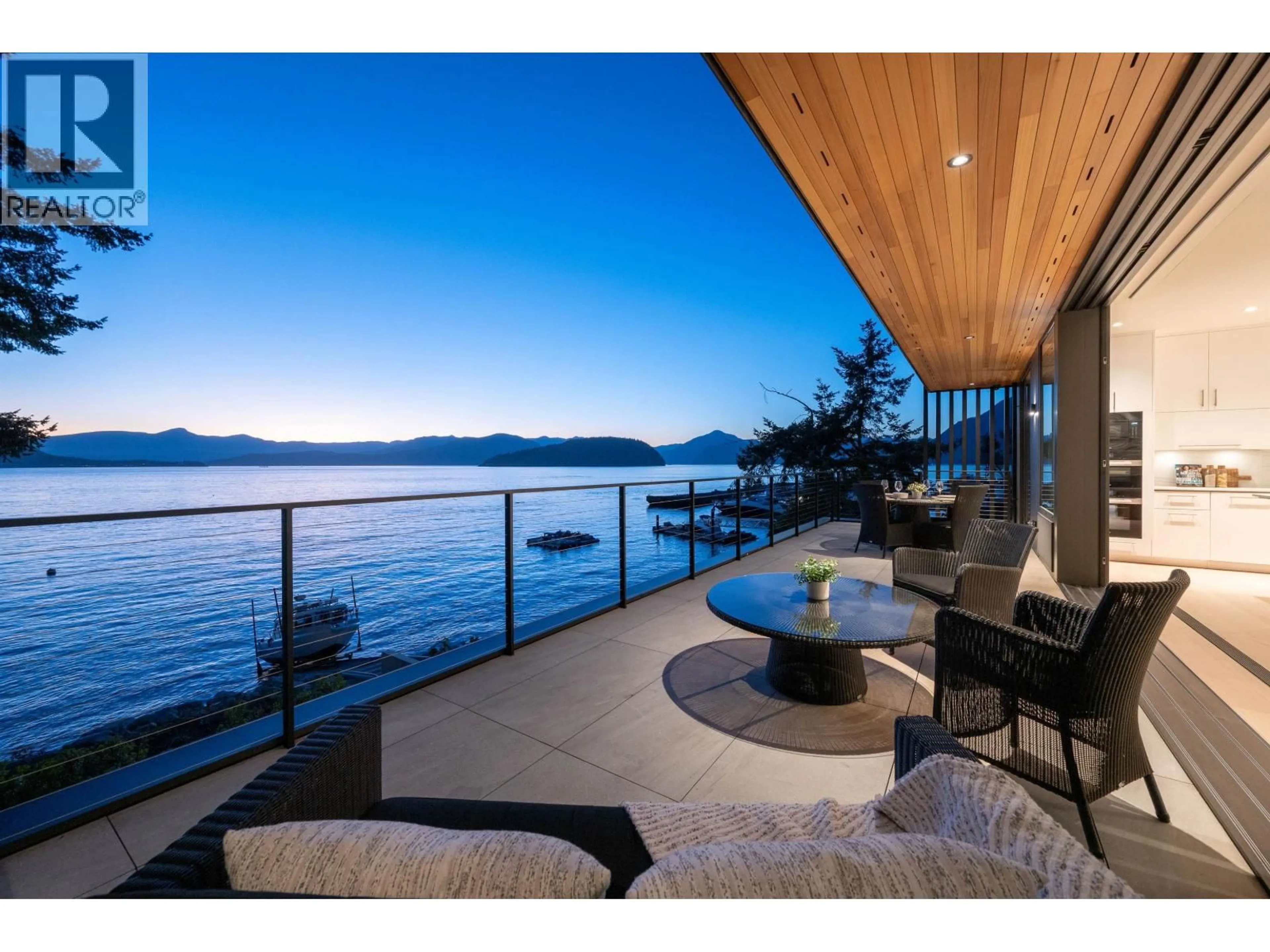 Patio, water/lake/river/ocean view for 8885 LAWRENCE WAY, West Vancouver British Columbia V7W2T7