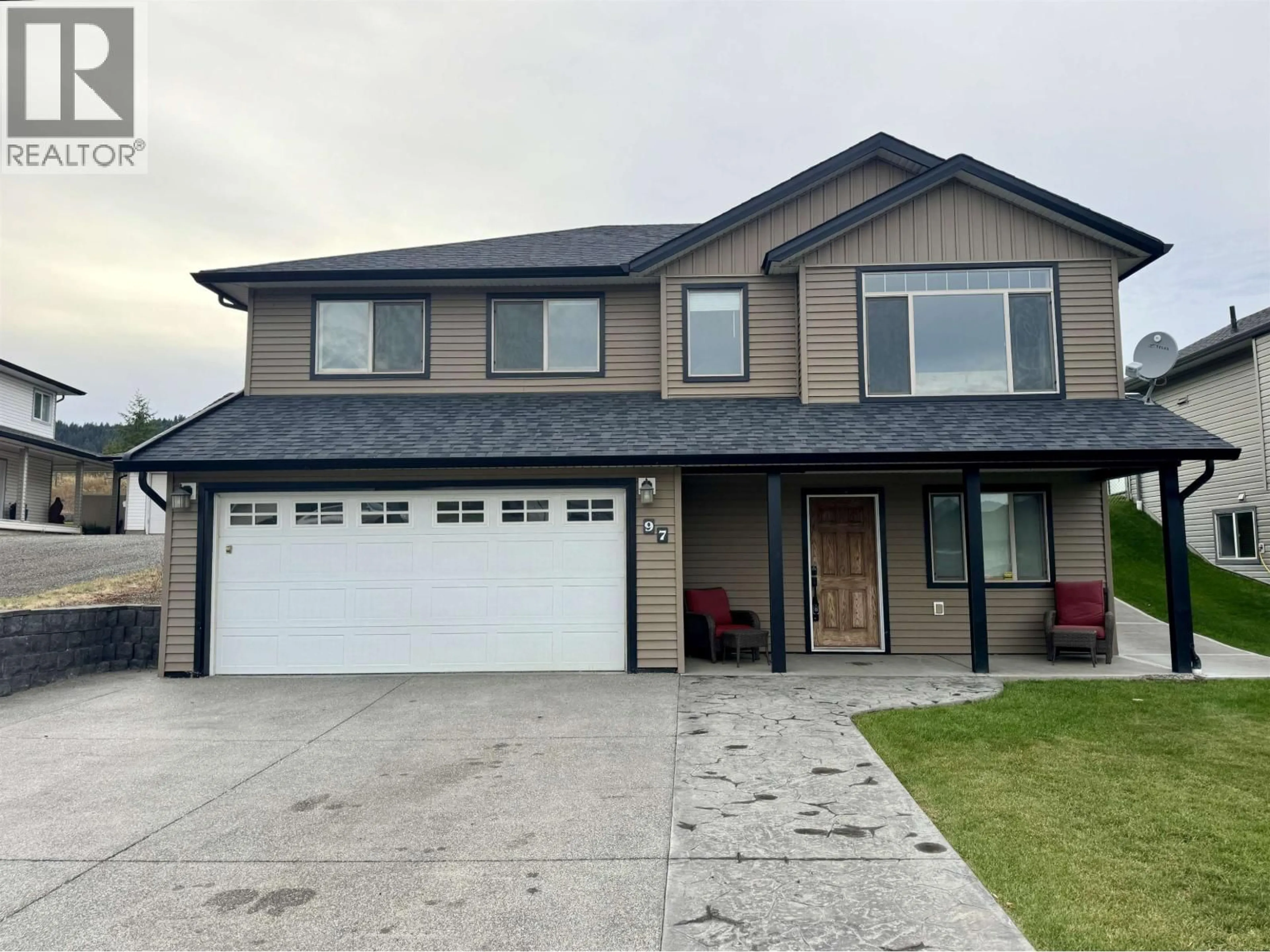 Home with vinyl exterior material, street for 97 EAGLE CRESCENT, Williams Lake British Columbia V2G5K2