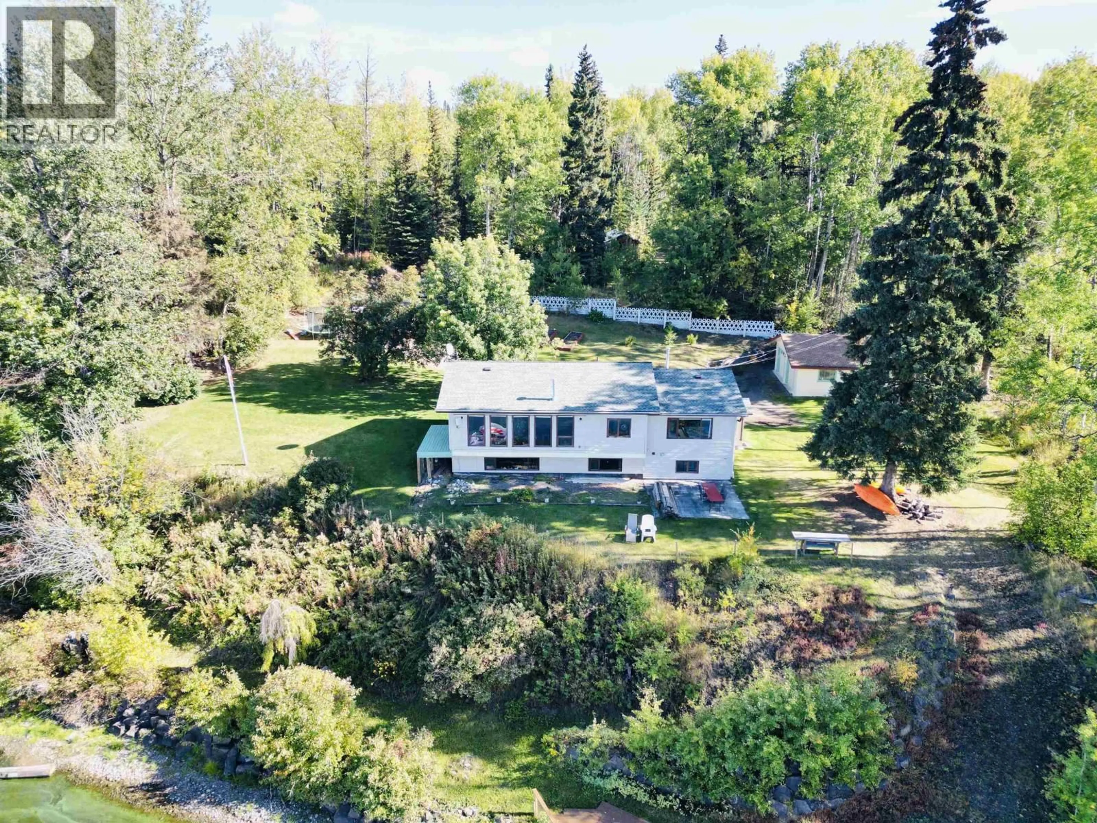 A pic from outside/outdoor area/front of a property/back of a property/a pic from drone, unknown for 8003 ROWLAND ROAD, Burns Lake British Columbia V0J1E1