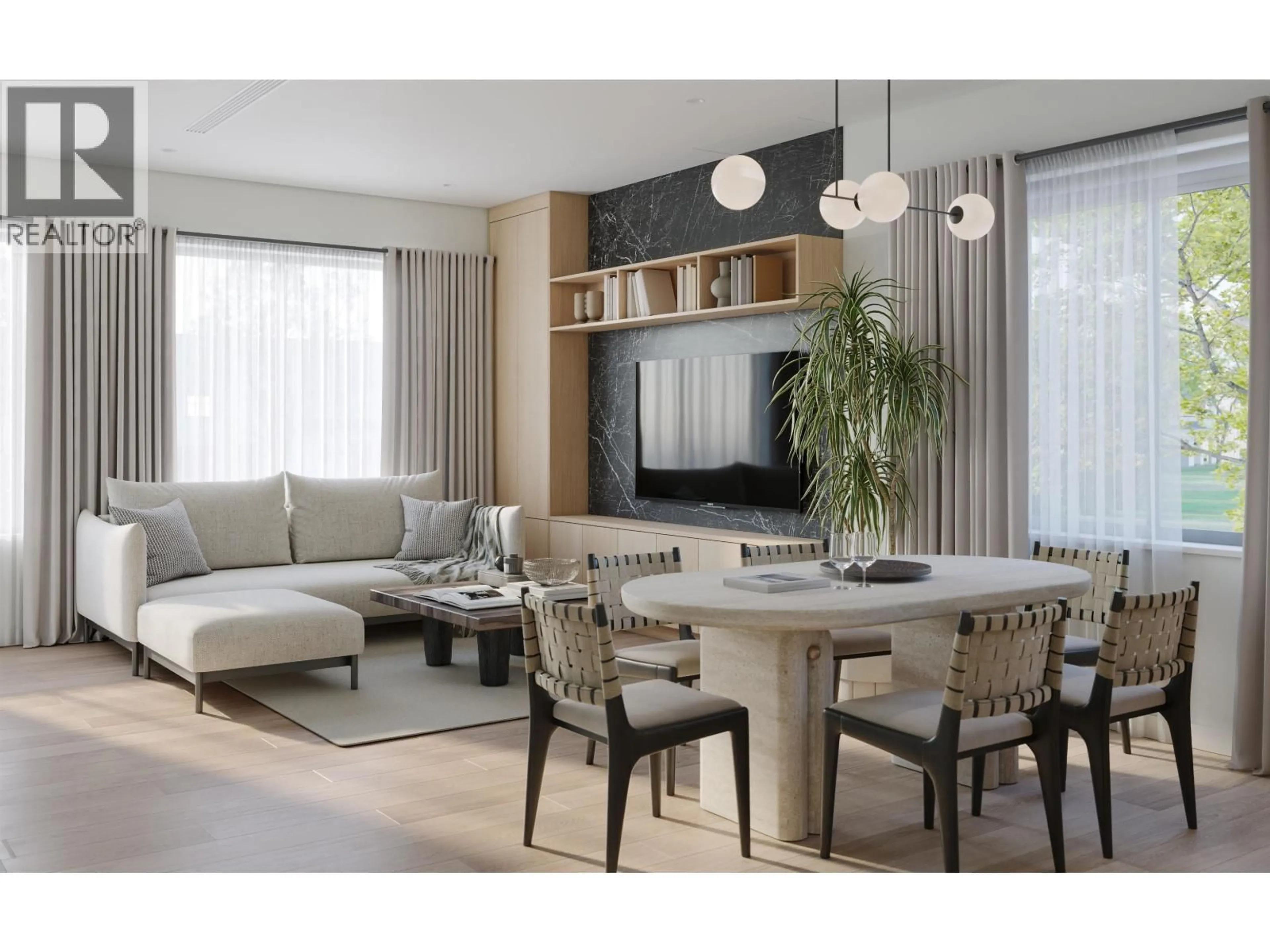Living room with furniture, wood/laminate floor for 3 - 2240 40 AVENUE, Vancouver British Columbia V5P1J5