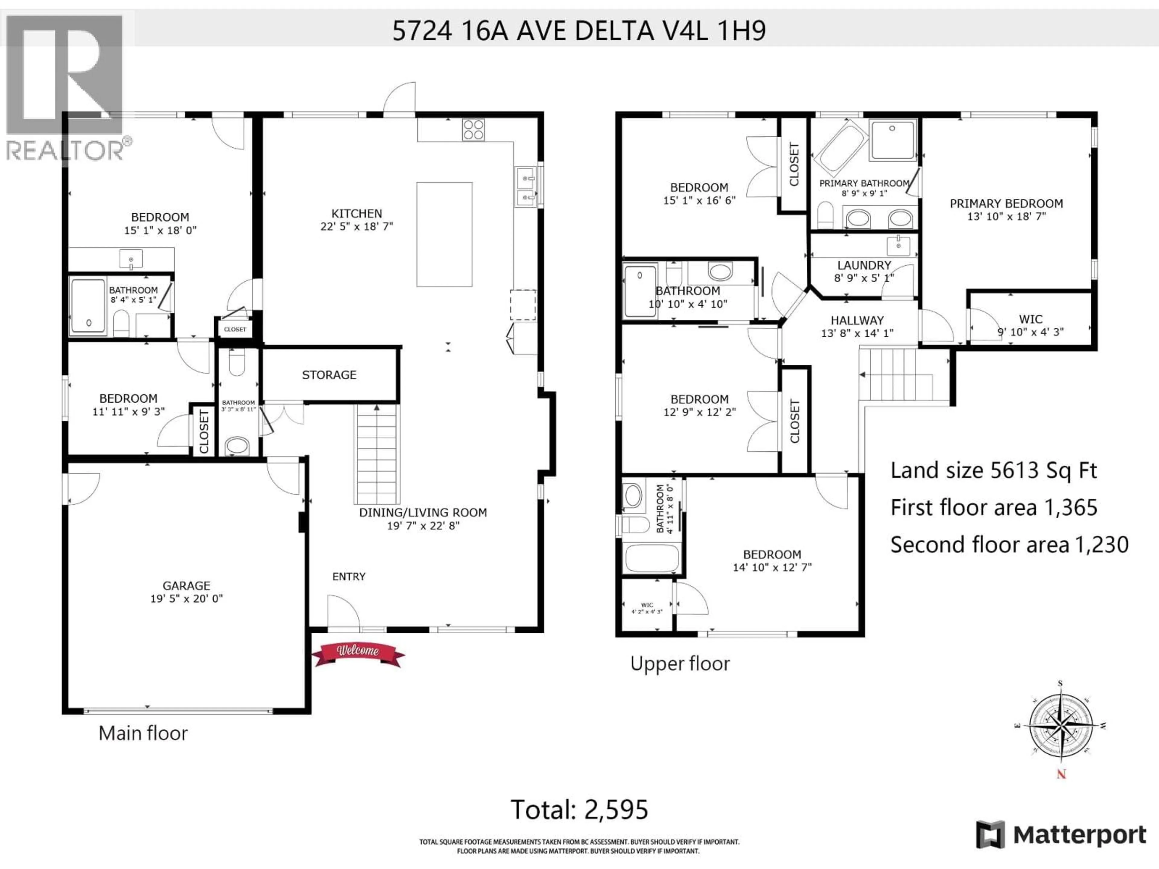 Floor plan for 5724 16A AVENUE, Delta British Columbia V4L1H9