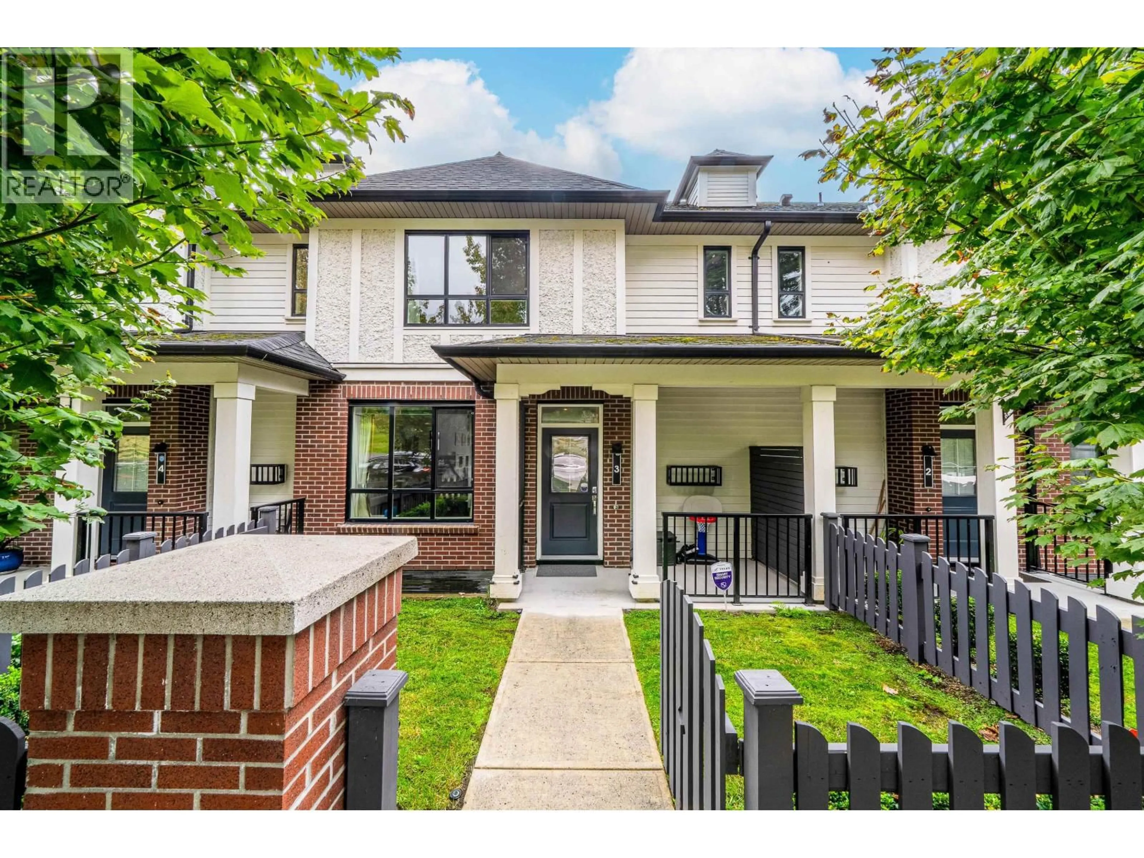 Home with brick exterior material, street for 3 - 3500 BURKE VILLAGE PROMENADE, Coquitlam British Columbia V3E0N2