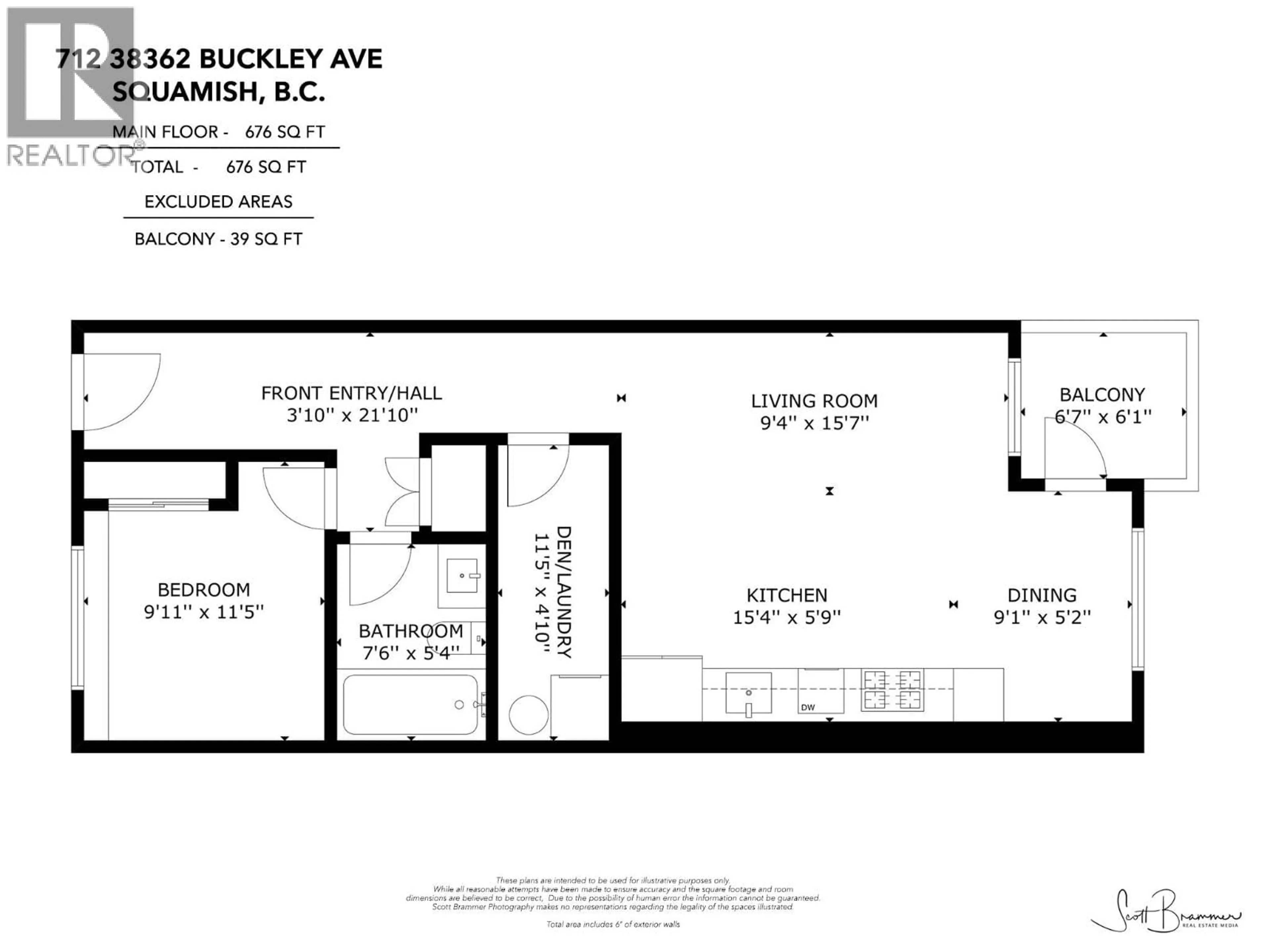 Floor plan for 712 - 38362 BUCKLEY AVENUE, Squamish British Columbia V8B0J8