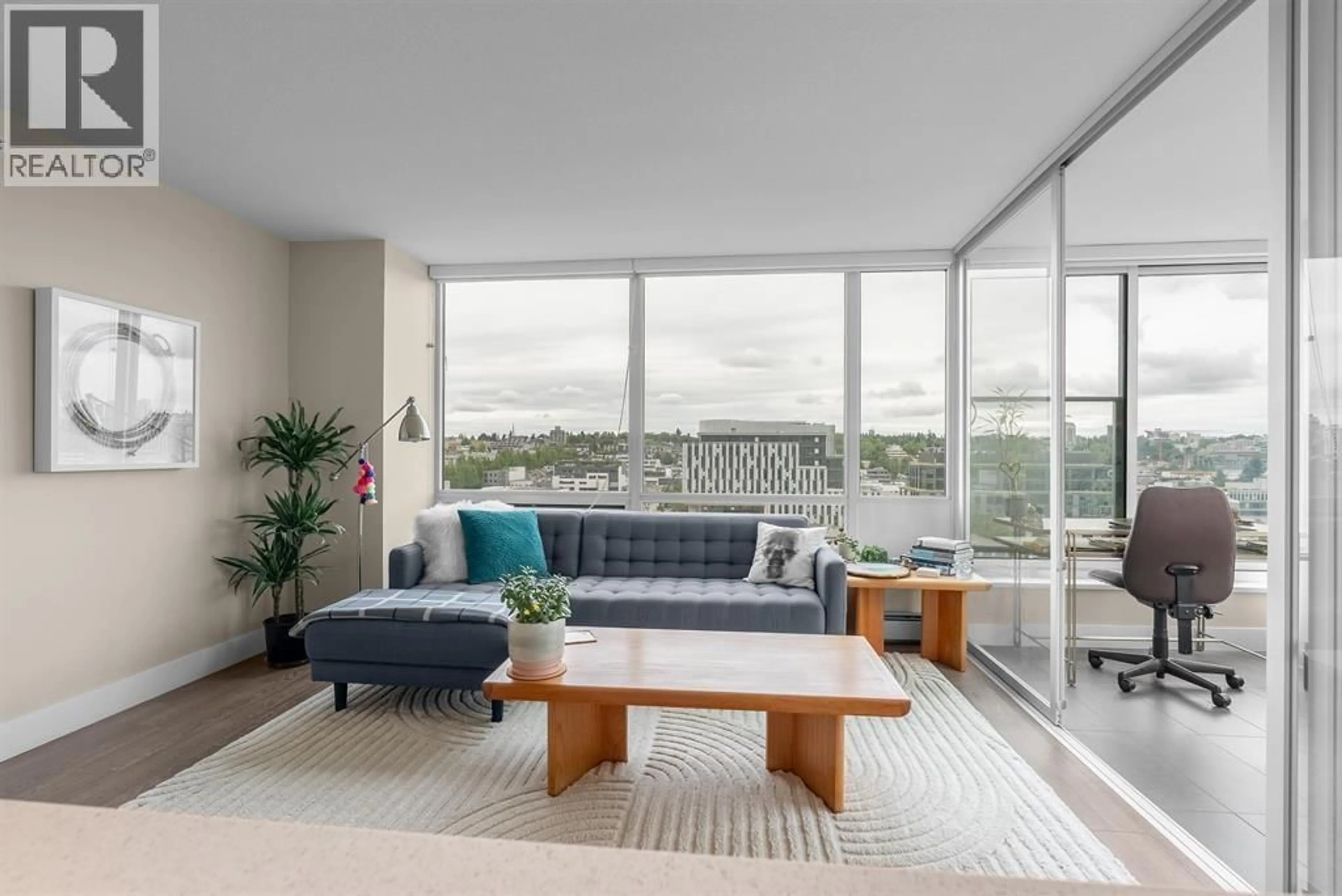 Living room with furniture, unknown for 1503 - 1783 MANITOBA STREET, Vancouver British Columbia V5Y0K1