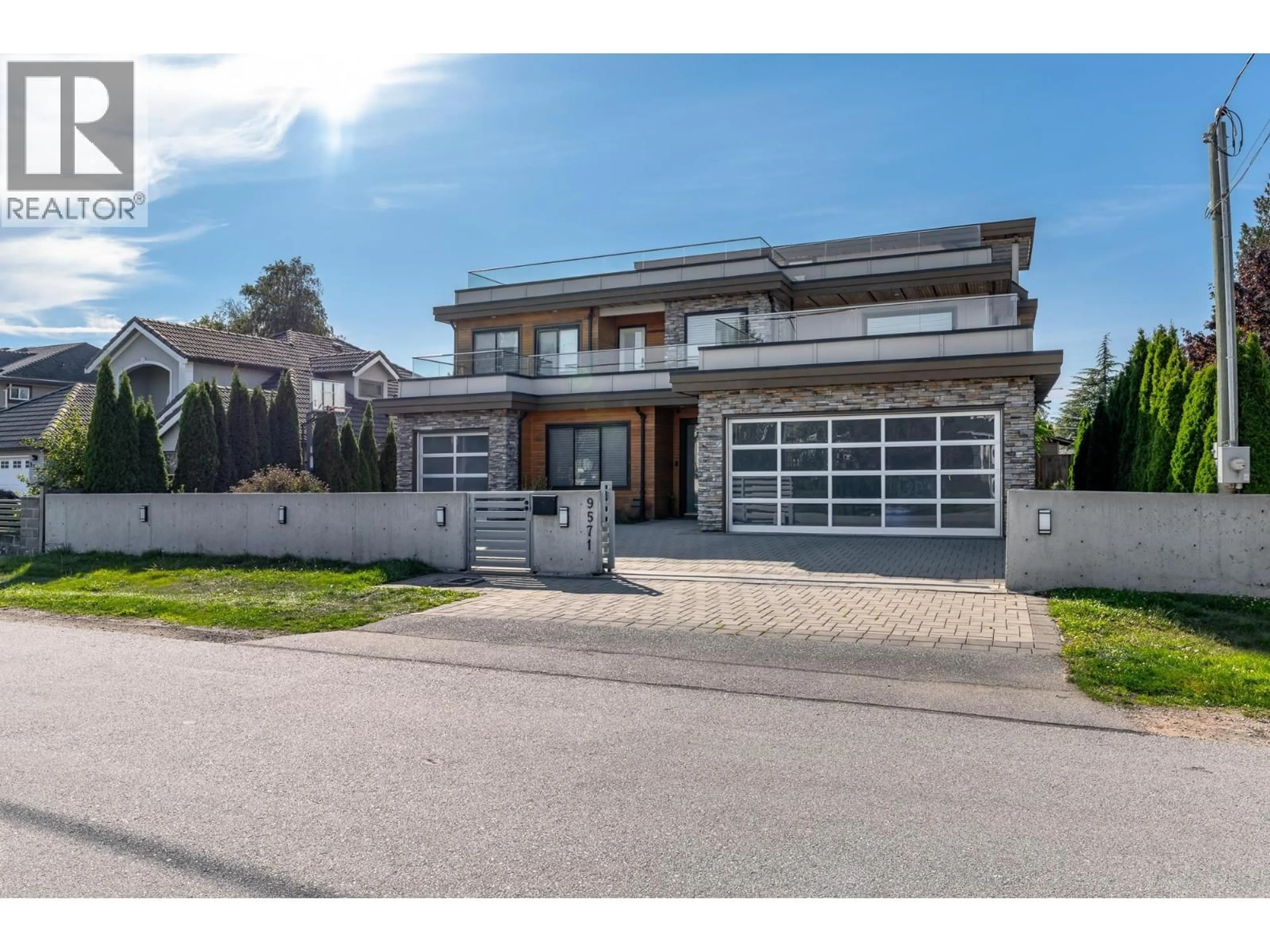 Home with brick exterior material, street for 9571 DIAMOND ROAD, Richmond British Columbia V7E1P5