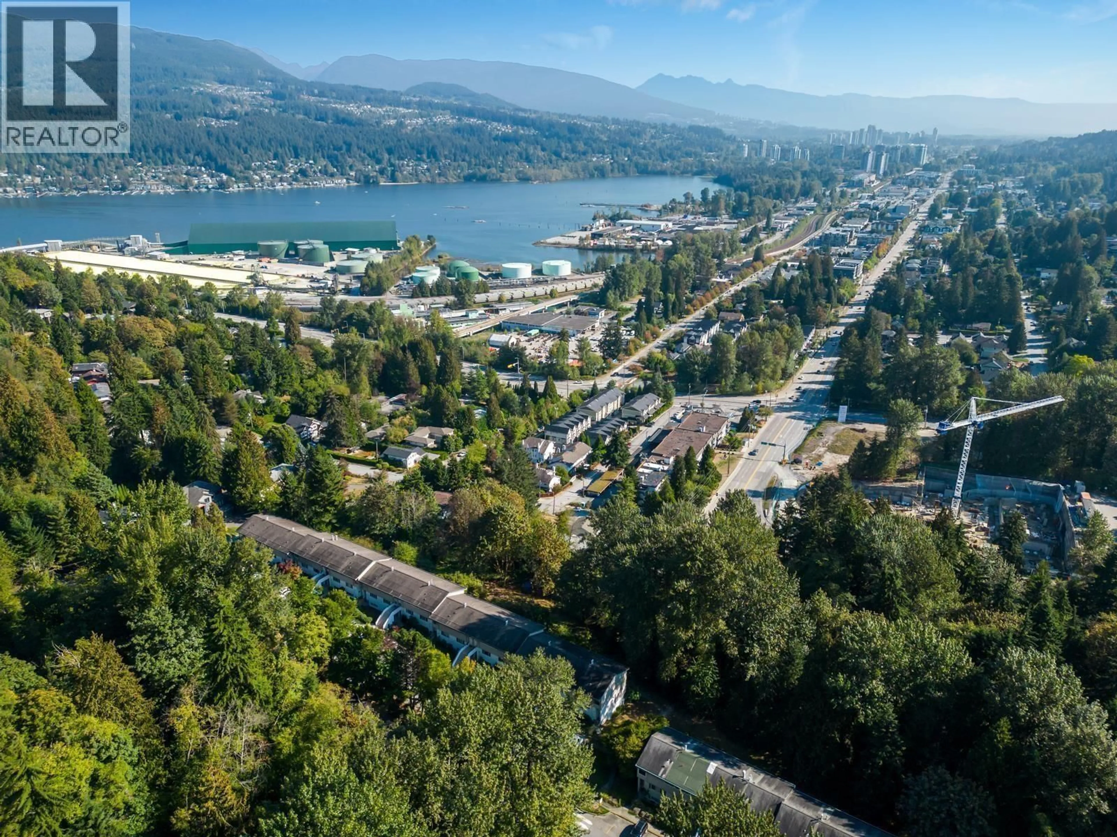 A pic from outside/outdoor area/front of a property/back of a property/a pic from drone, mountain view for 1948 HIGHVIEW PLACE, Port Moody British Columbia V3H1N5