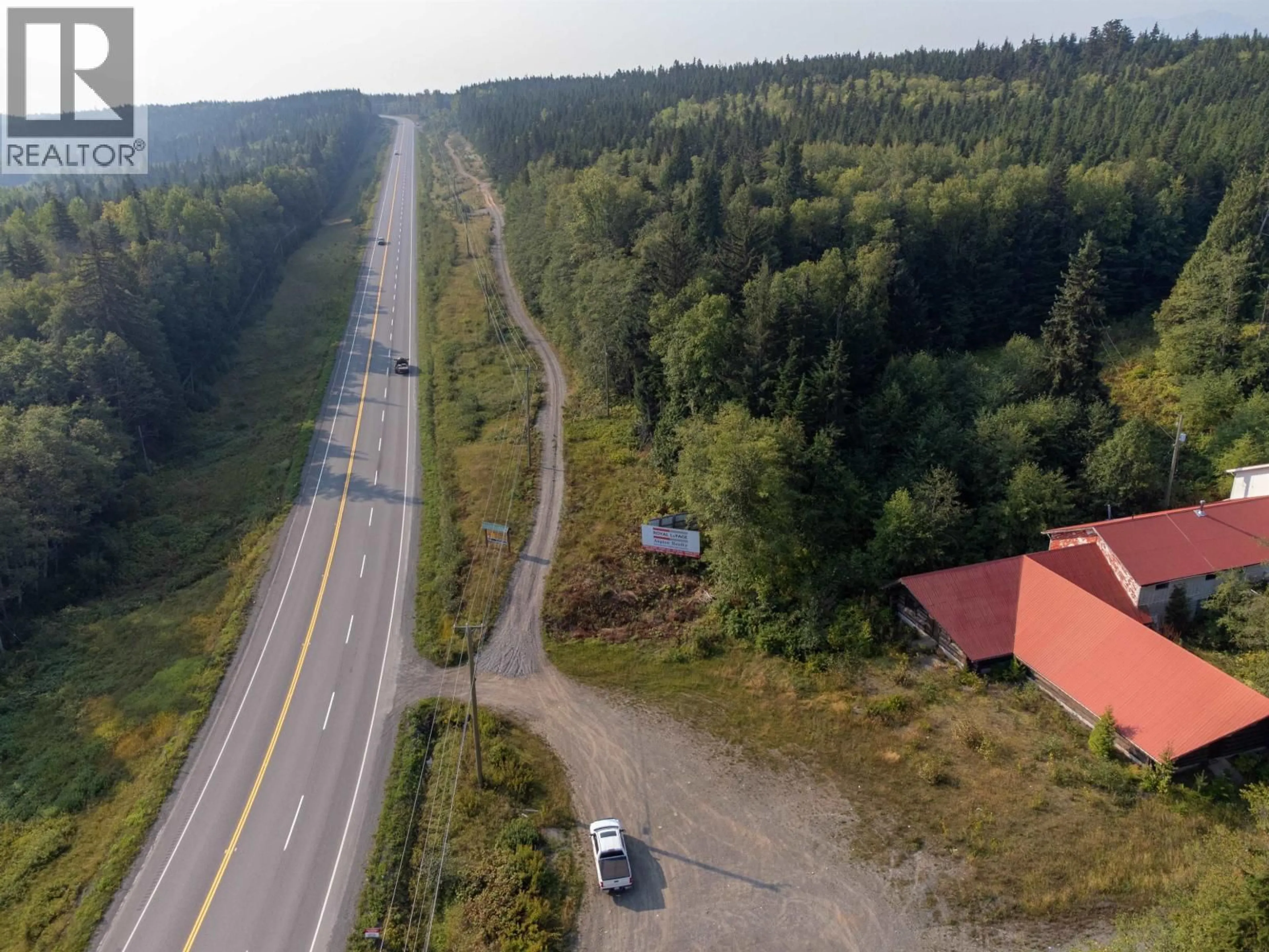 A pic from outside/outdoor area/front of a property/back of a property/a pic from drone, street for 5453 37 HIGHWAY, Terrace British Columbia V8G3Y4
