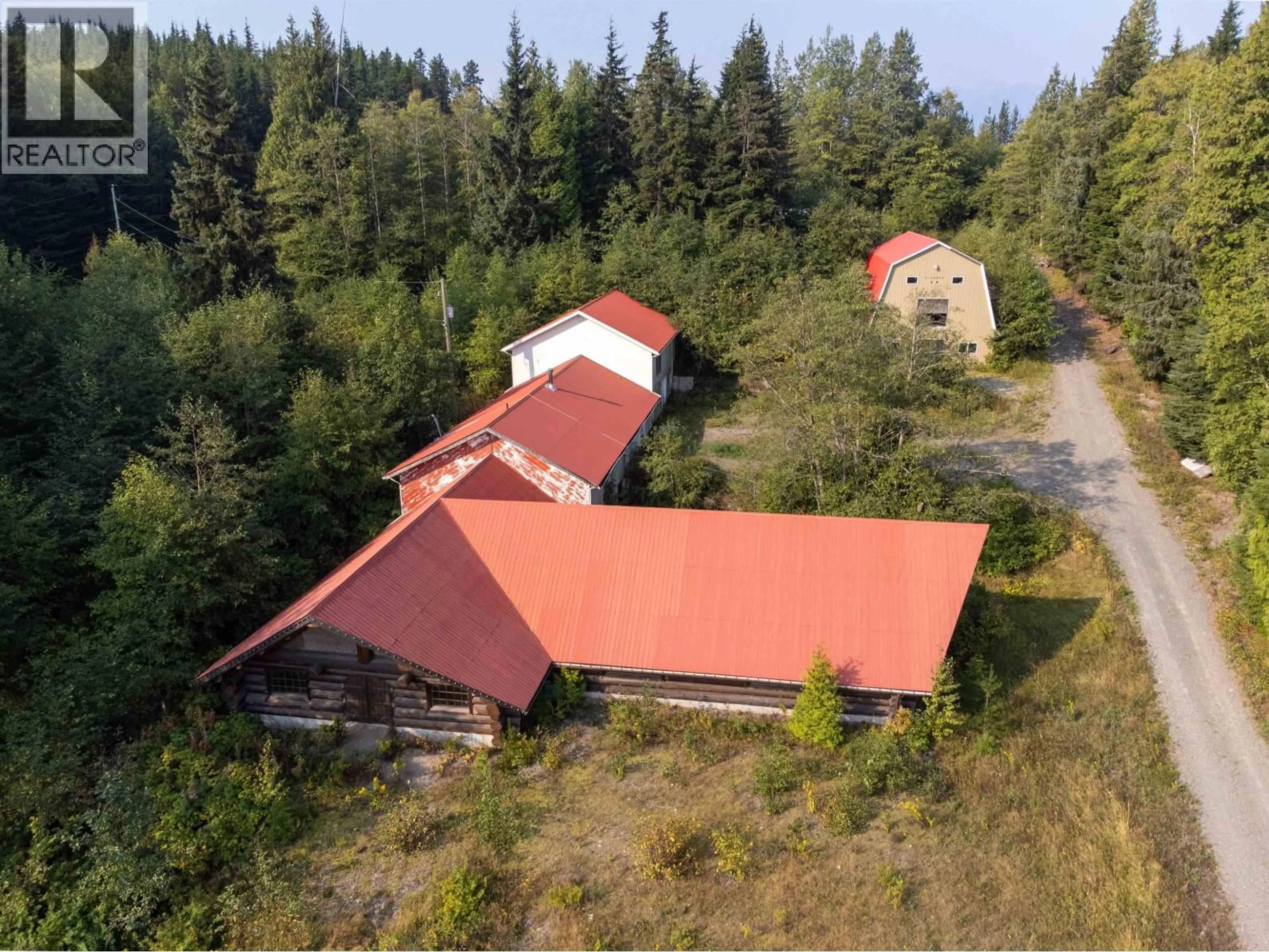 A pic from outside/outdoor area/front of a property/back of a property/a pic from drone, building for 5453 37 HIGHWAY, Terrace British Columbia V8G3Y4