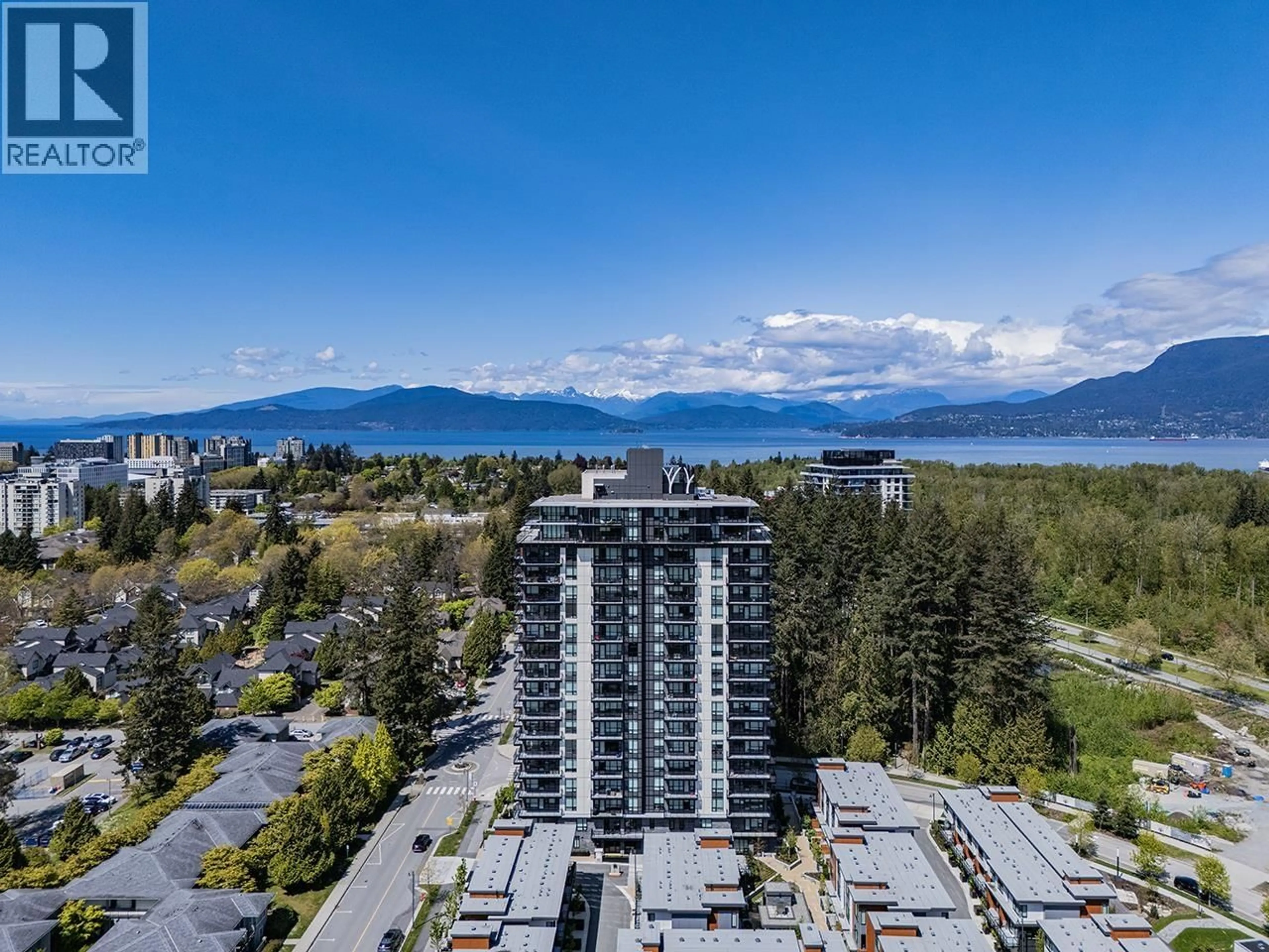 A pic from outside/outdoor area/front of a property/back of a property/a pic from drone, water/lake/river/ocean view for 1305 - 5380 CROOKED BRANCH ROAD, Vancouver British Columbia V6T0E5