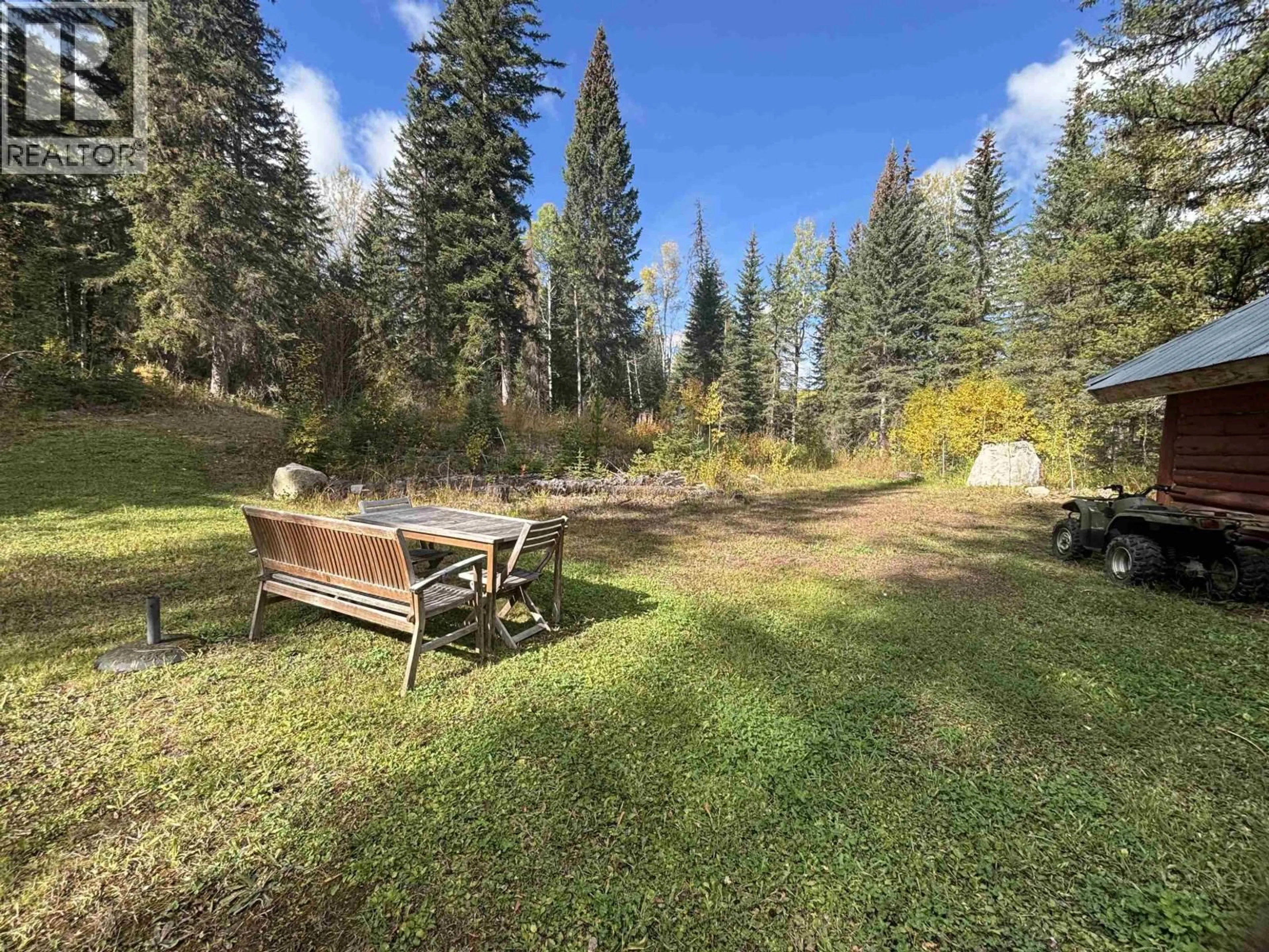 Patio, forest/trees view for 3204 BRADLEY CREEK ROAD, Forest Grove British Columbia V0K1M0