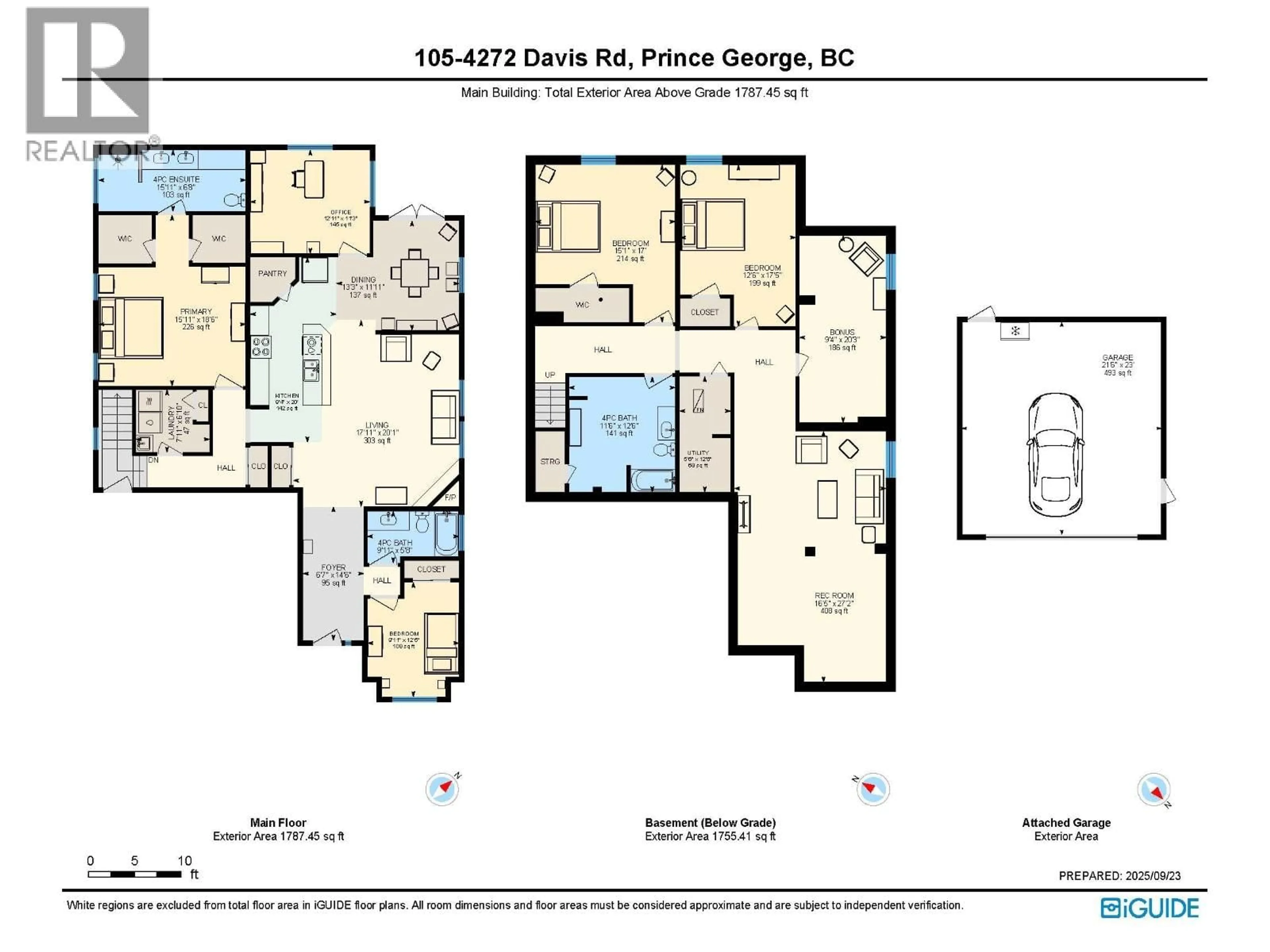 Floor plan for 105 - 4272 DAVIS ROAD, Prince George British Columbia V2N0B3