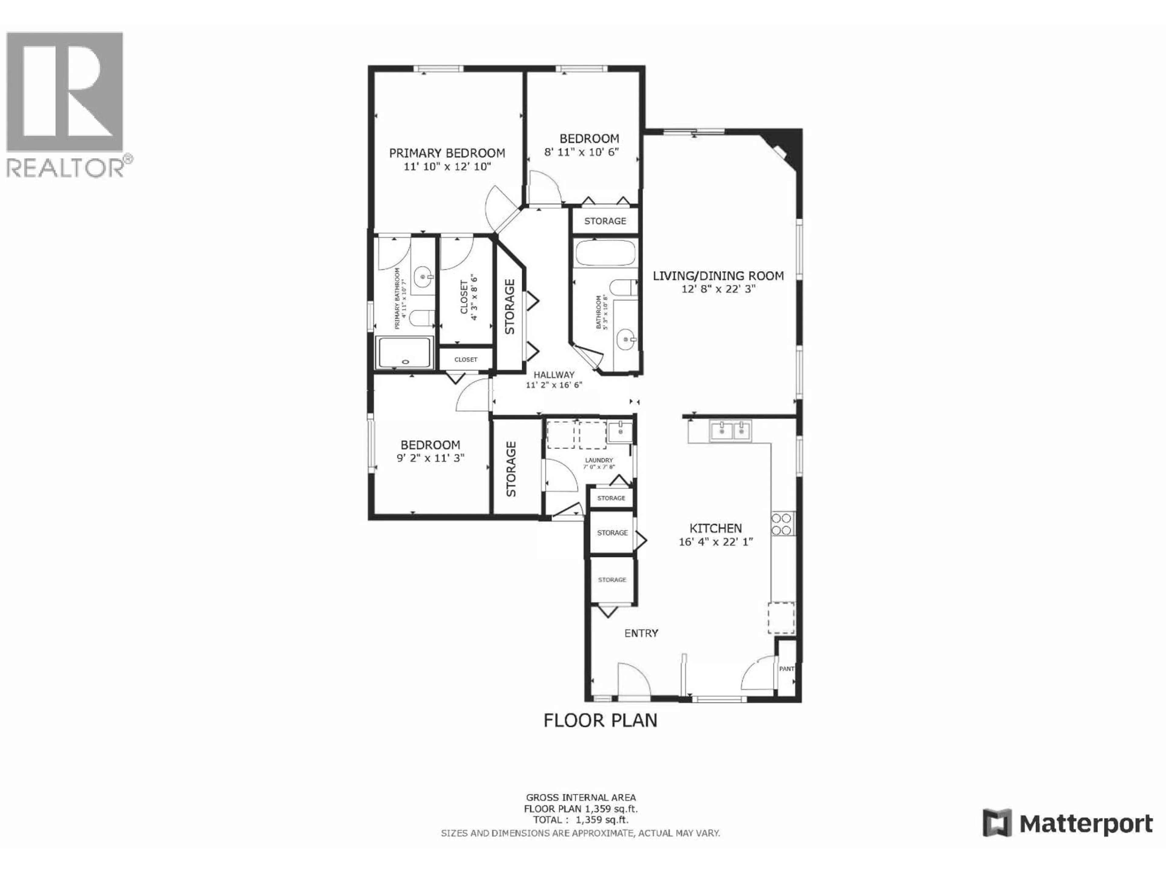 Floor plan for 132 - 1702 DYKE ROAD, Quesnel British Columbia V2J6A4