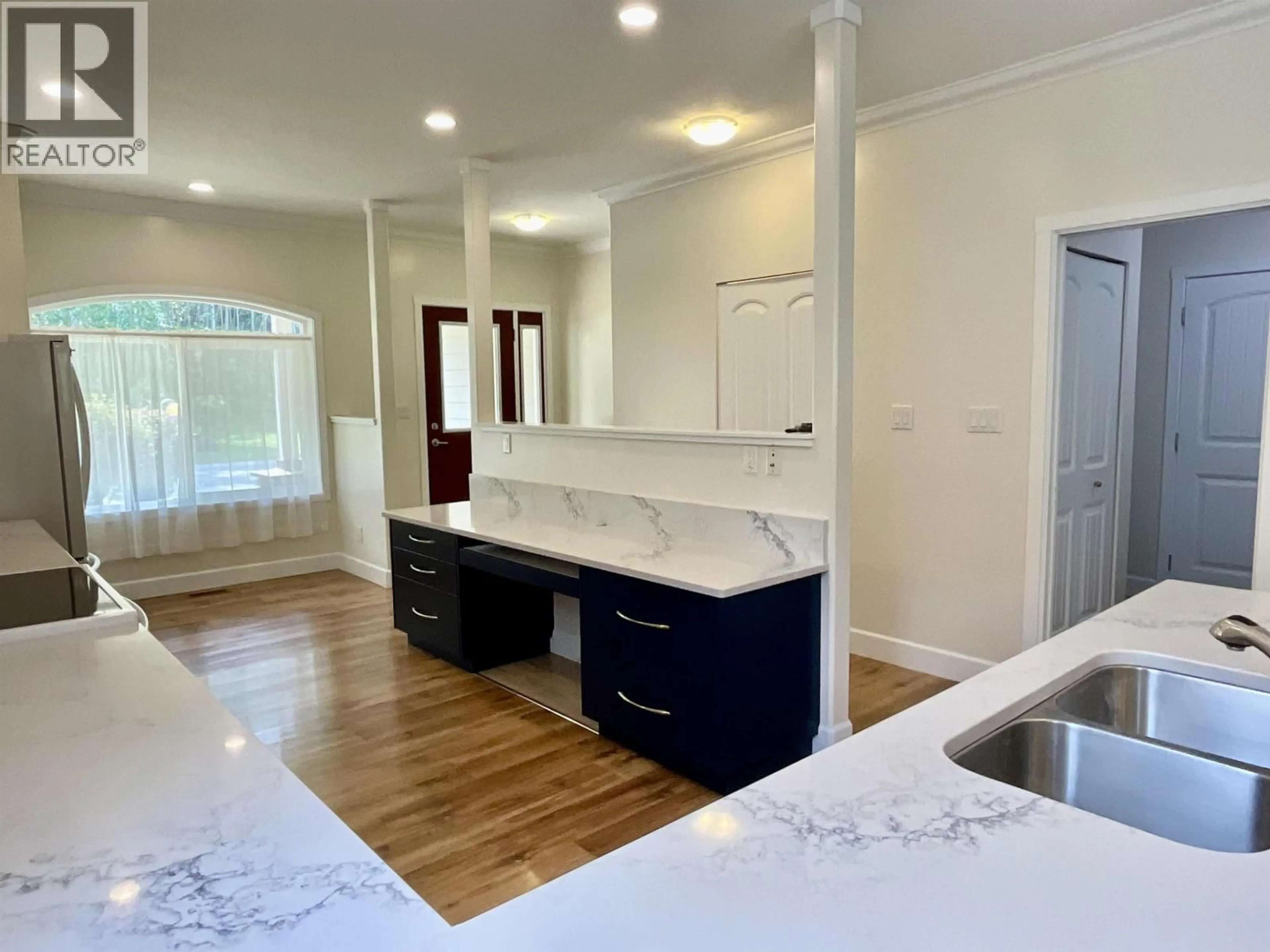 Open concept kitchen, ceramic/tile floor for 132 - 1702 DYKE ROAD, Quesnel British Columbia V2J6A4