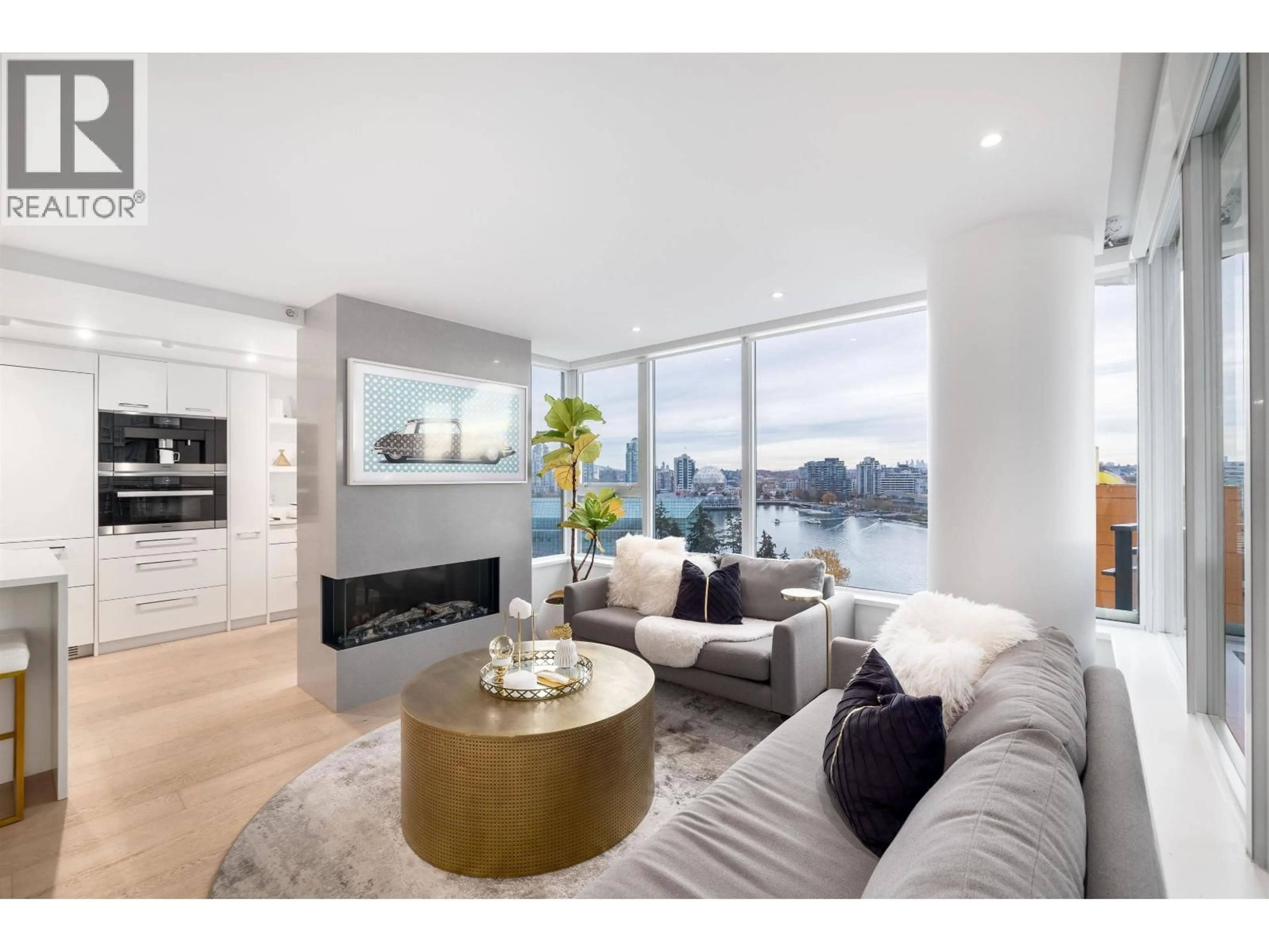 Living room with furniture, unknown for 1603 - 33 SMITHE STREET, Vancouver British Columbia V6B0B5