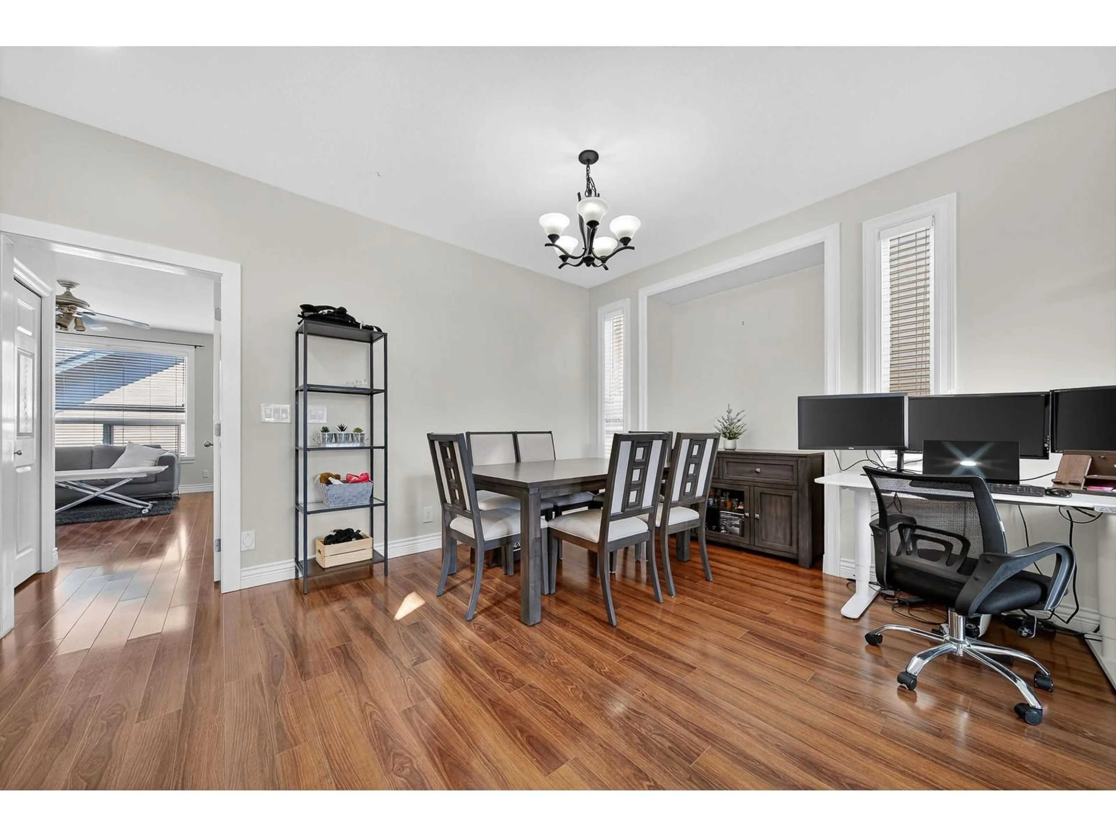 Dining room, wood/laminate floor for 6517 193A, Surrey British Columbia V4N5P8