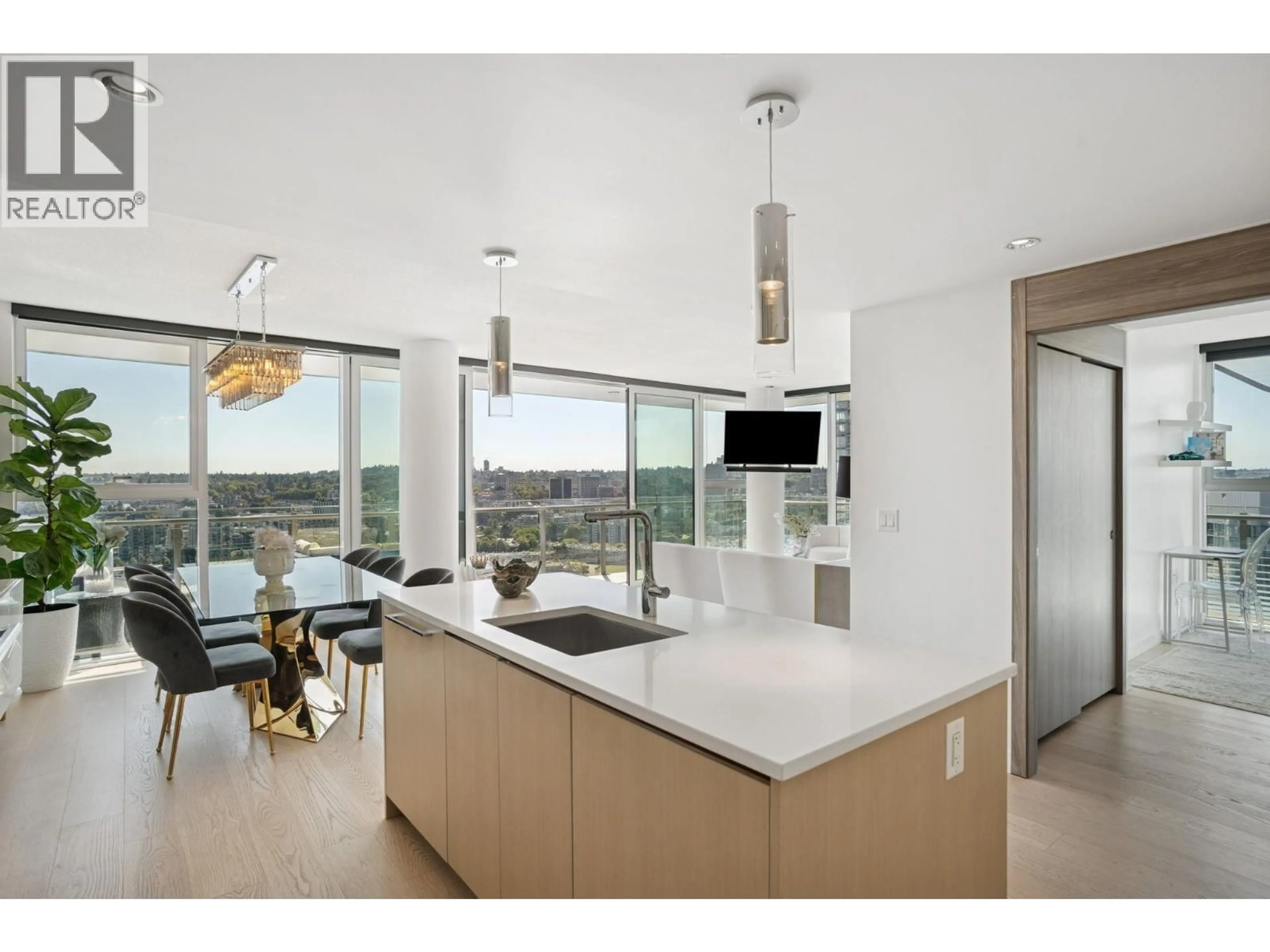 Open concept kitchen, unknown for 2618 - 89 NELSON STREET, Vancouver British Columbia V6Z0E7