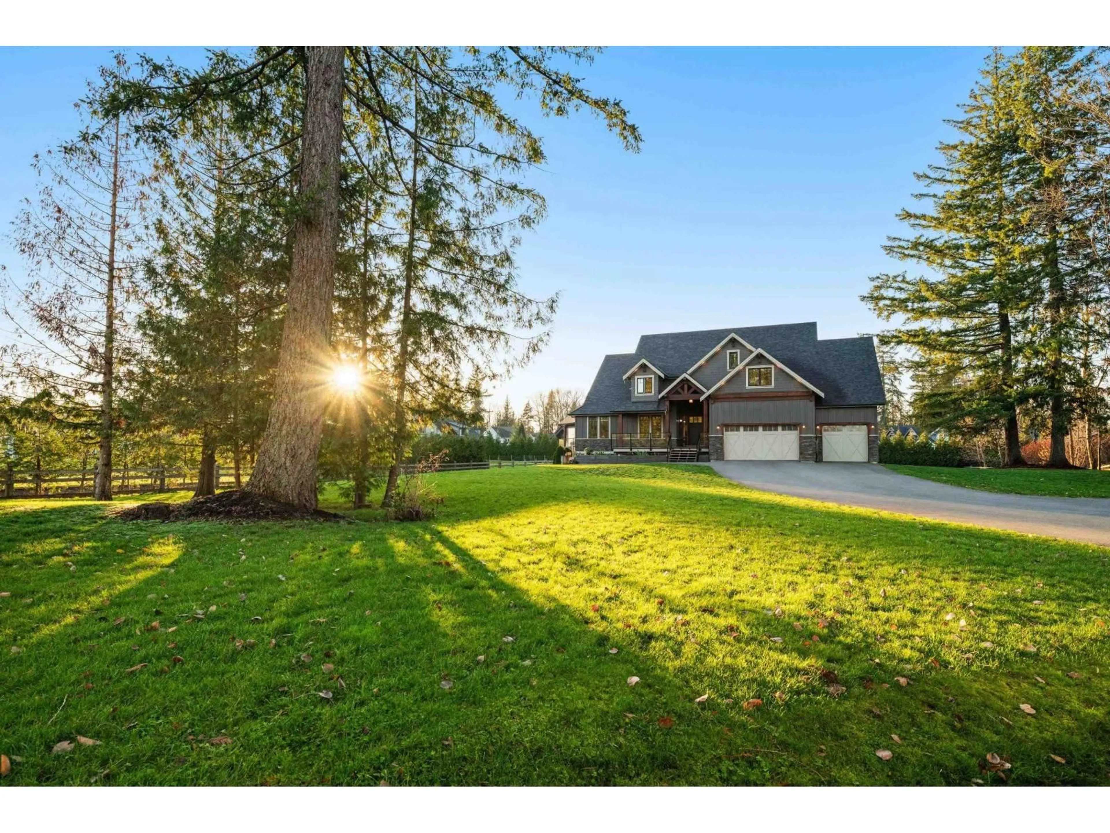 A pic from outside/outdoor area/front of a property/back of a property/a pic from drone, mountain view for 4471 248, Langley British Columbia V4W1E1