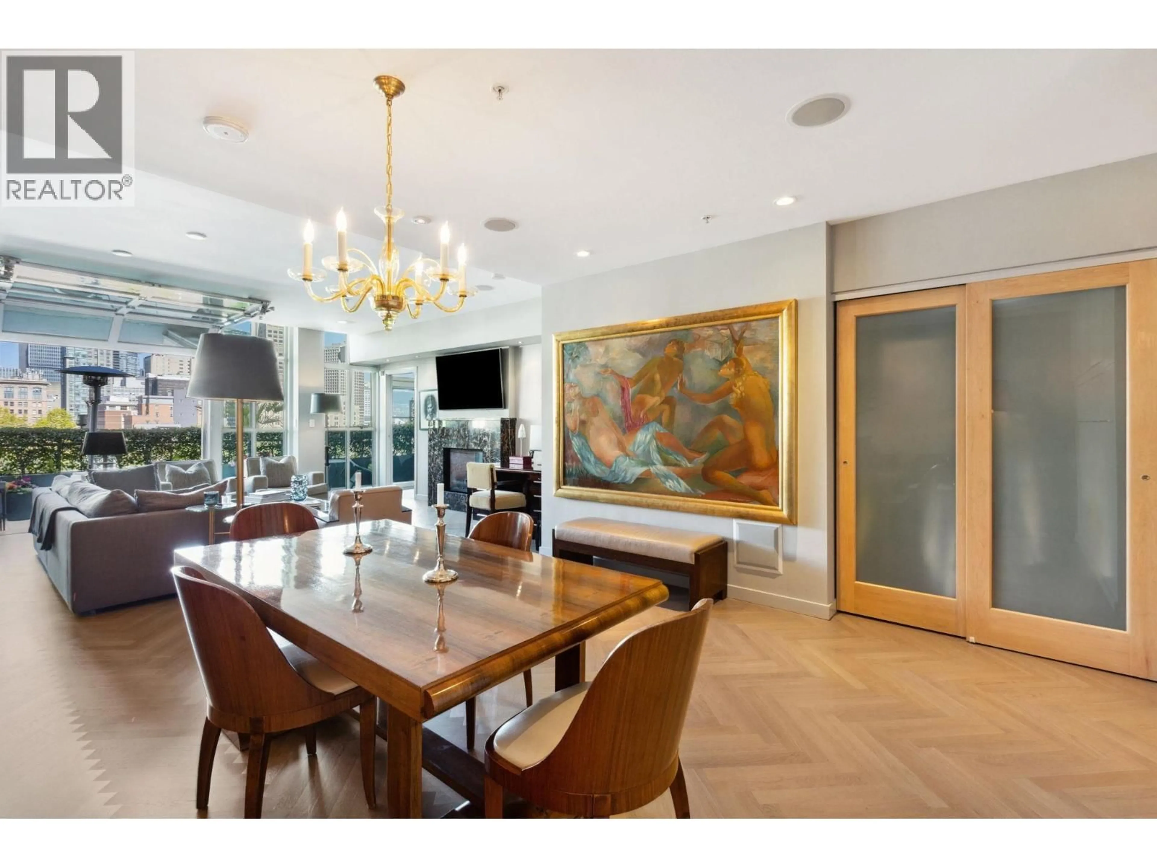 Dining room, ceramic/tile floor for 701 - 546 BEATTY STREET, Vancouver British Columbia V6B2L3