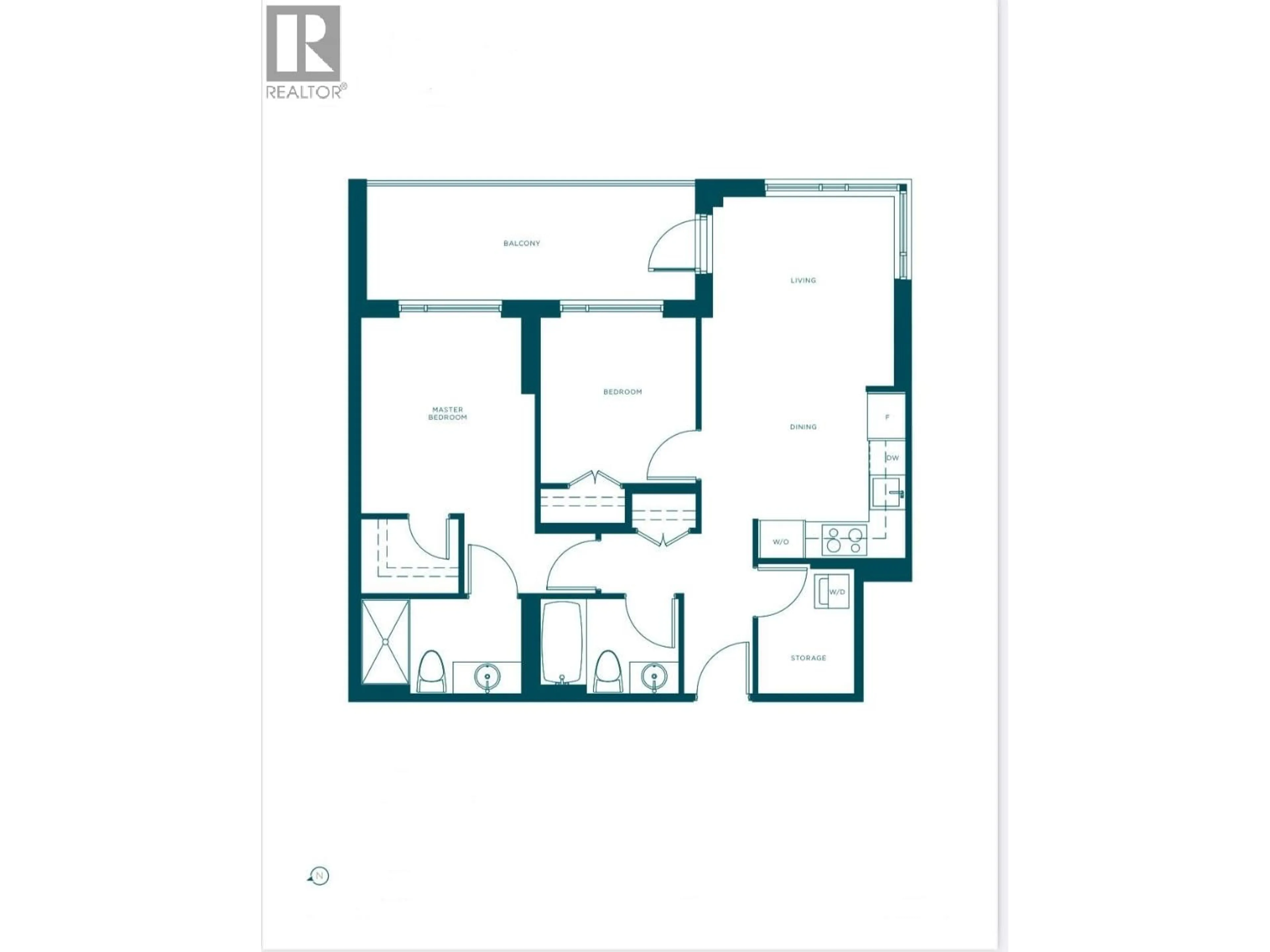 Floor plan for 407 - 1678 PULLMAN PORTER STREET, Vancouver British Columbia V6A0H4