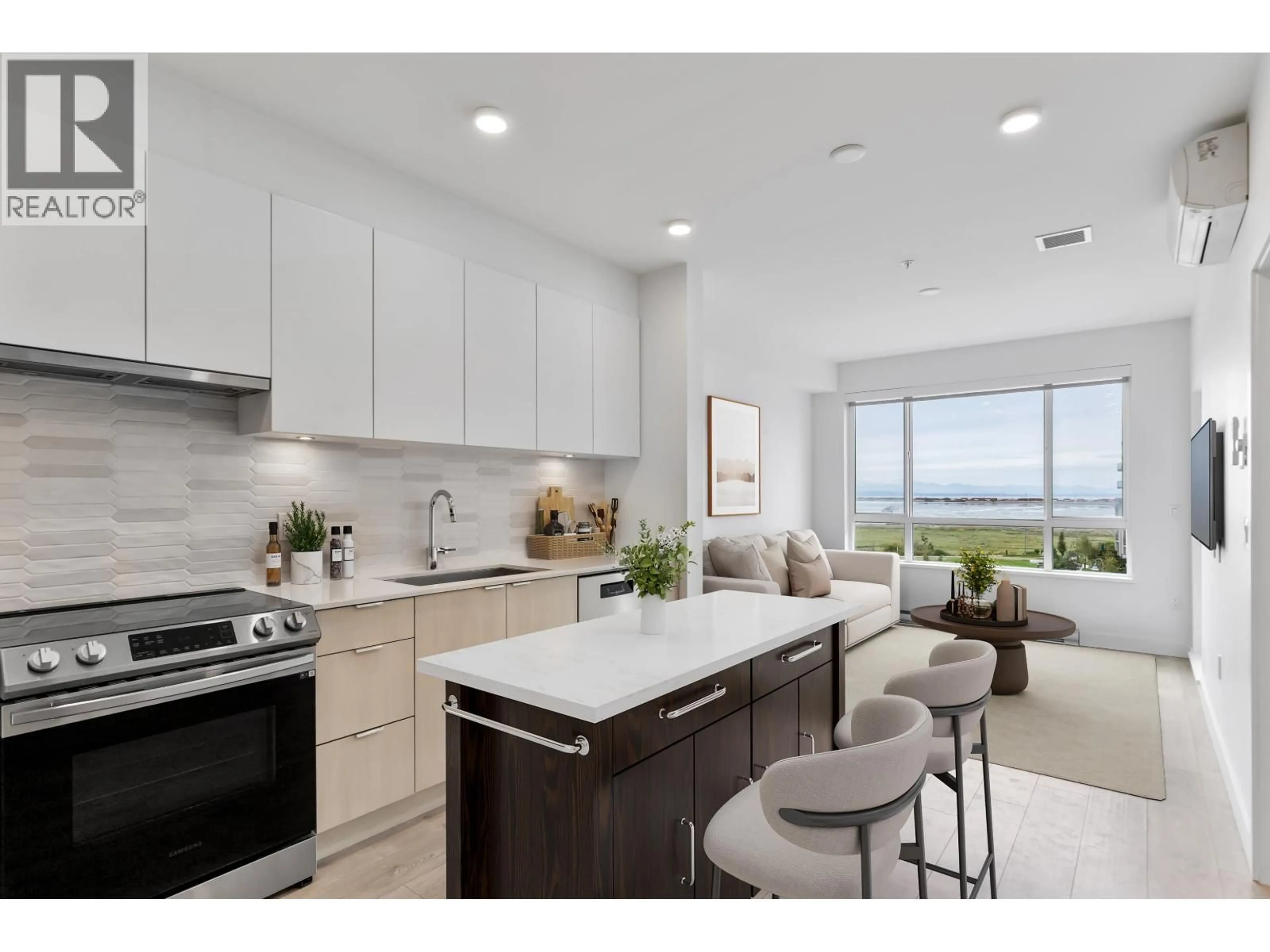 Open concept kitchen, ceramic/tile floor for 418 - 2499 RABBIT DRIVE, Tsawwassen British Columbia V4M0G4