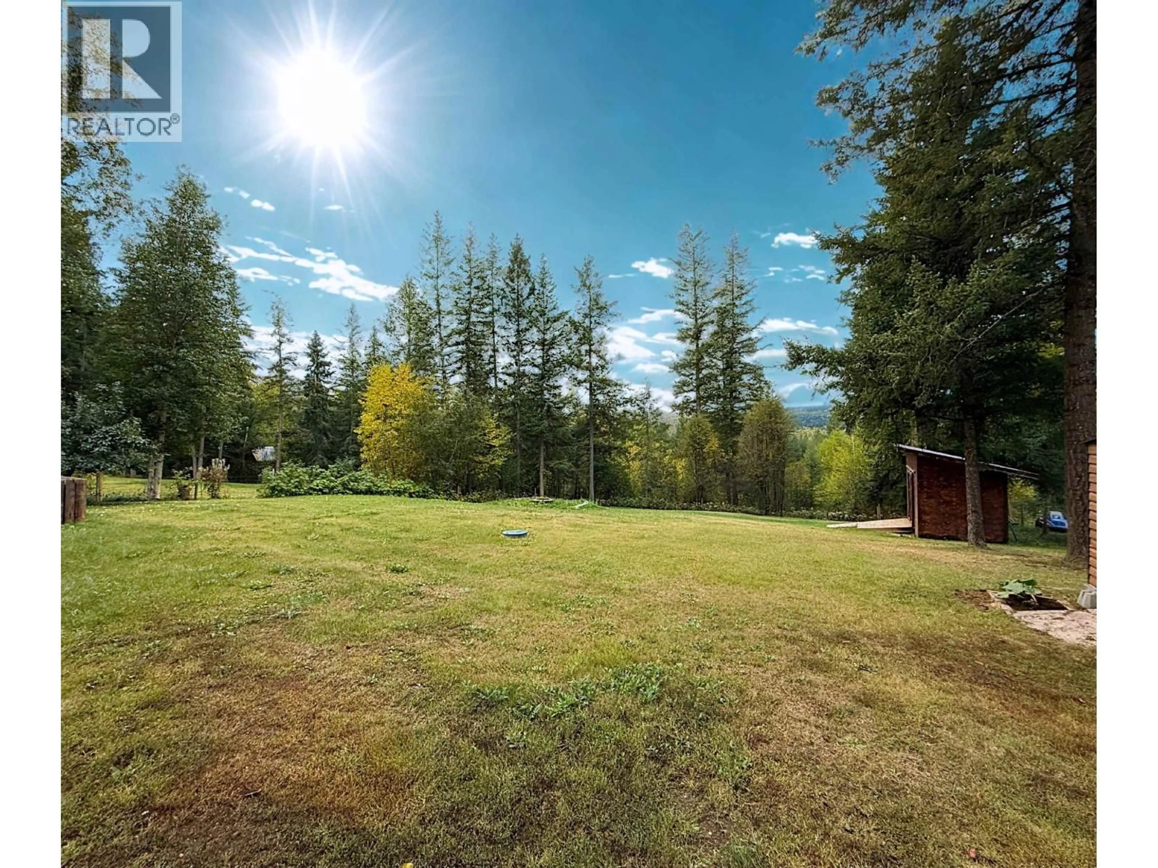 A pic from outside/outdoor area/front of a property/back of a property/a pic from drone, forest/trees view for 2644 FAYETTE ROAD, Quesnel British Columbia V2J6C5