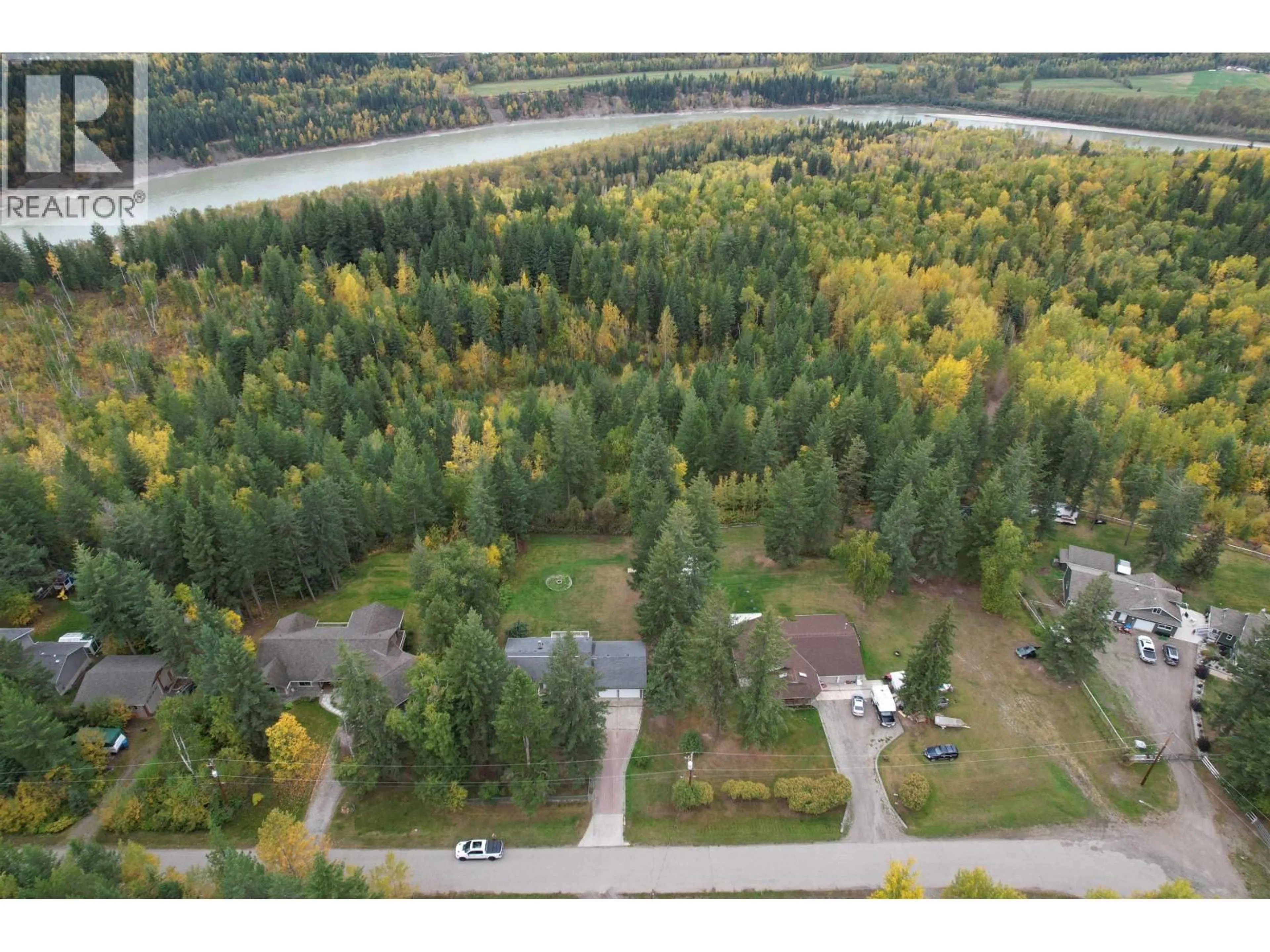 A pic from outside/outdoor area/front of a property/back of a property/a pic from drone, forest/trees view for 2644 FAYETTE ROAD, Quesnel British Columbia V2J6C5