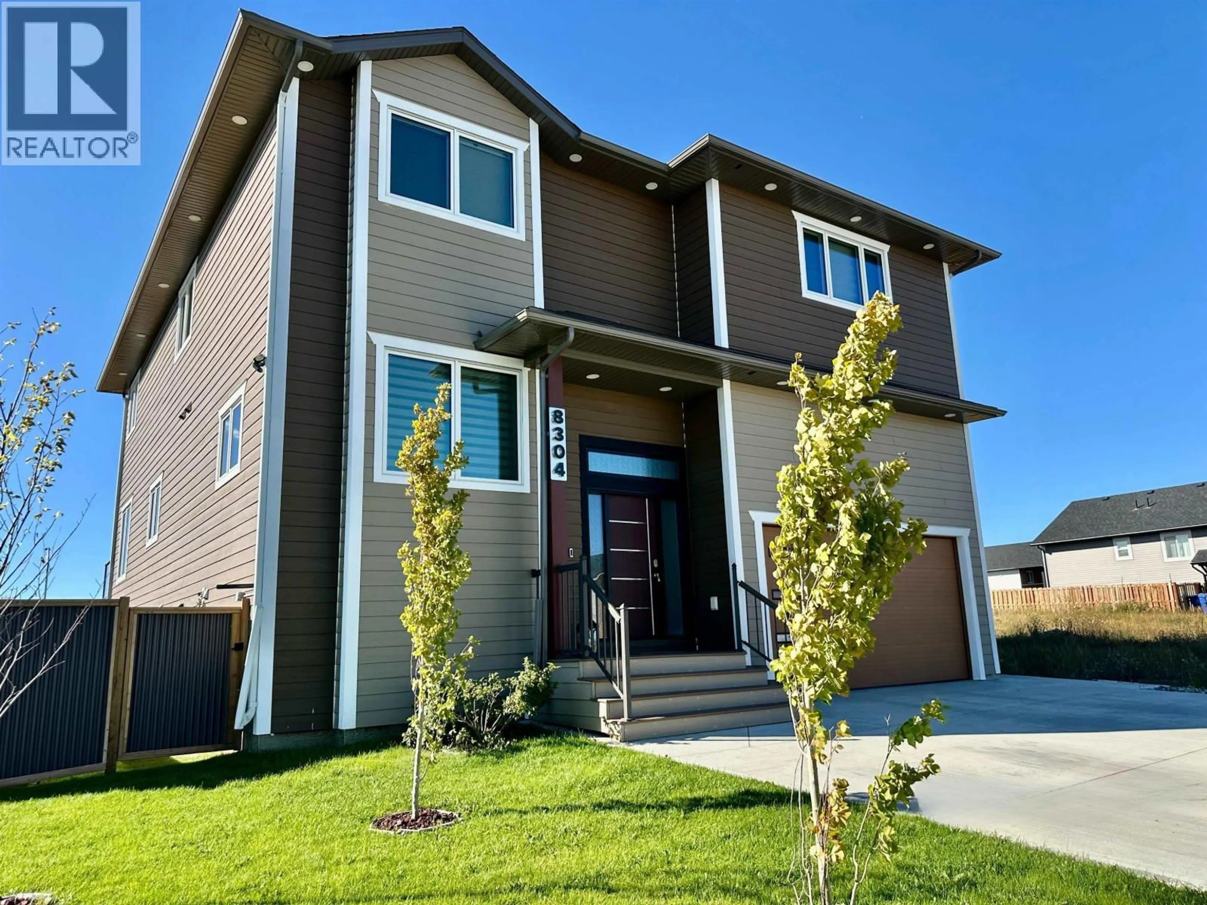 Home with brick exterior material, street for 8304 81 STREET, Fort St. John British Columbia V1J0P6