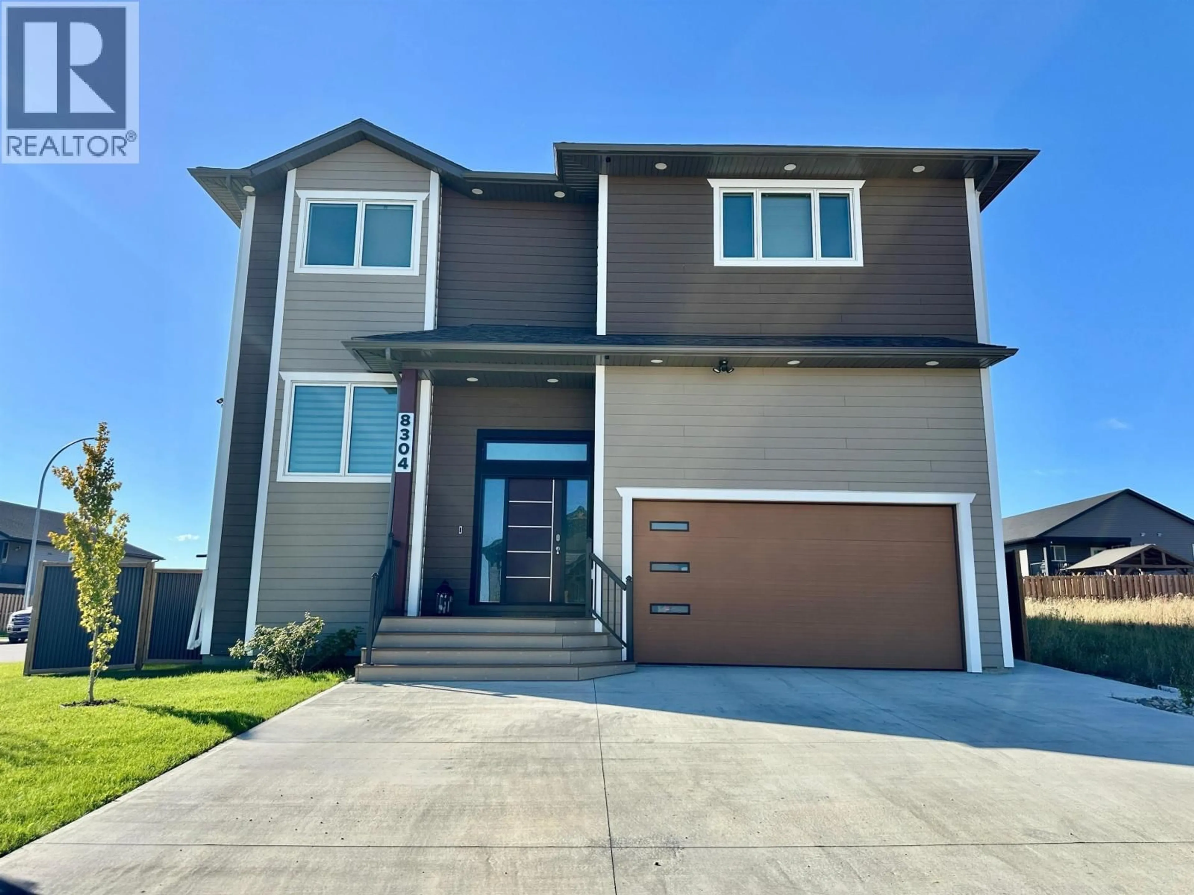 Home with vinyl exterior material, street for 8304 81 STREET, Fort St. John British Columbia V1J0P6